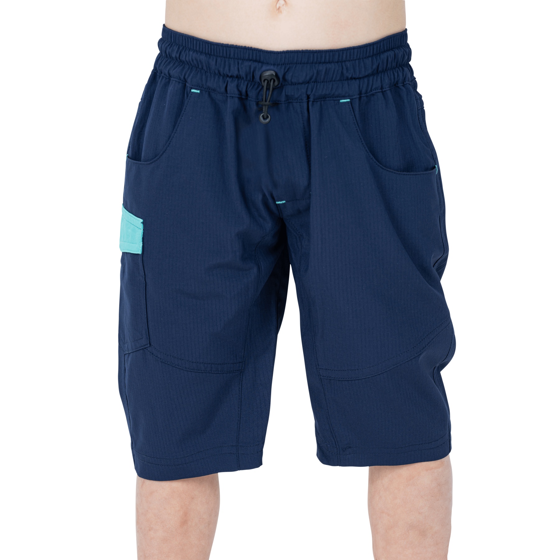 Image of CUBE TEAMLINE ROOKIE Baggy Shorts Kids - blue'n'mint