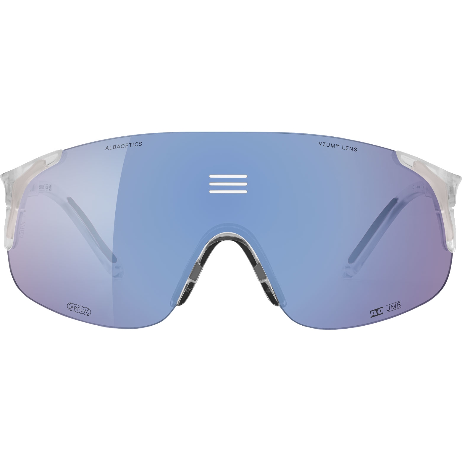 Produktbild von ALBA Jumbo Brille - Crystal Glossy / VZUM F-LENS FLAMINGO