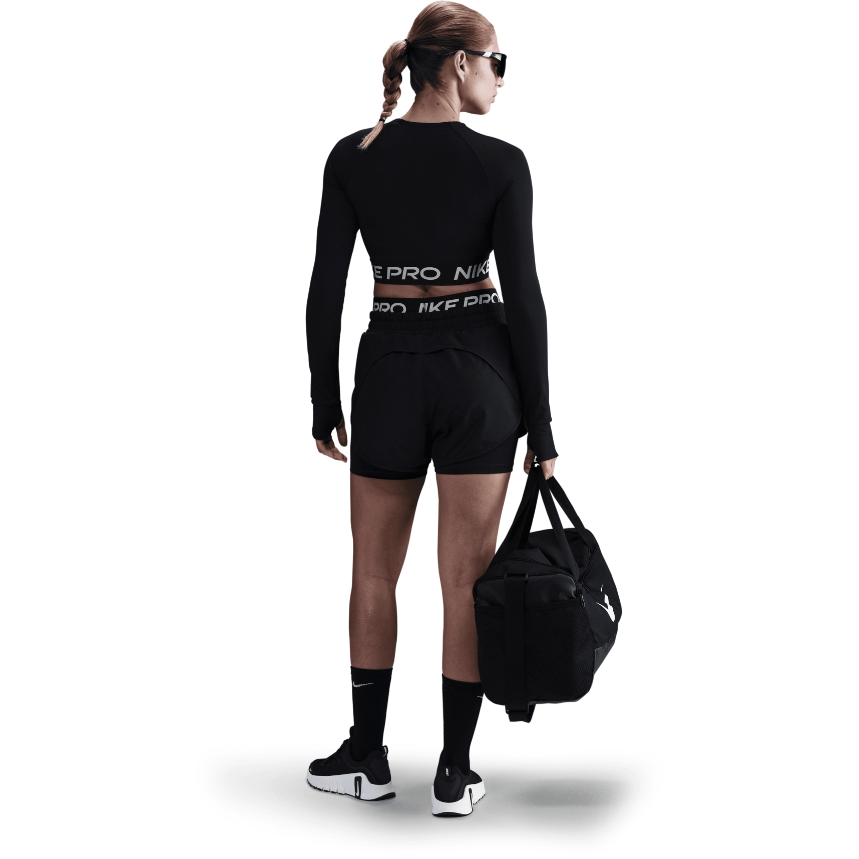 nike dri fit 2 in 1 shorts womens