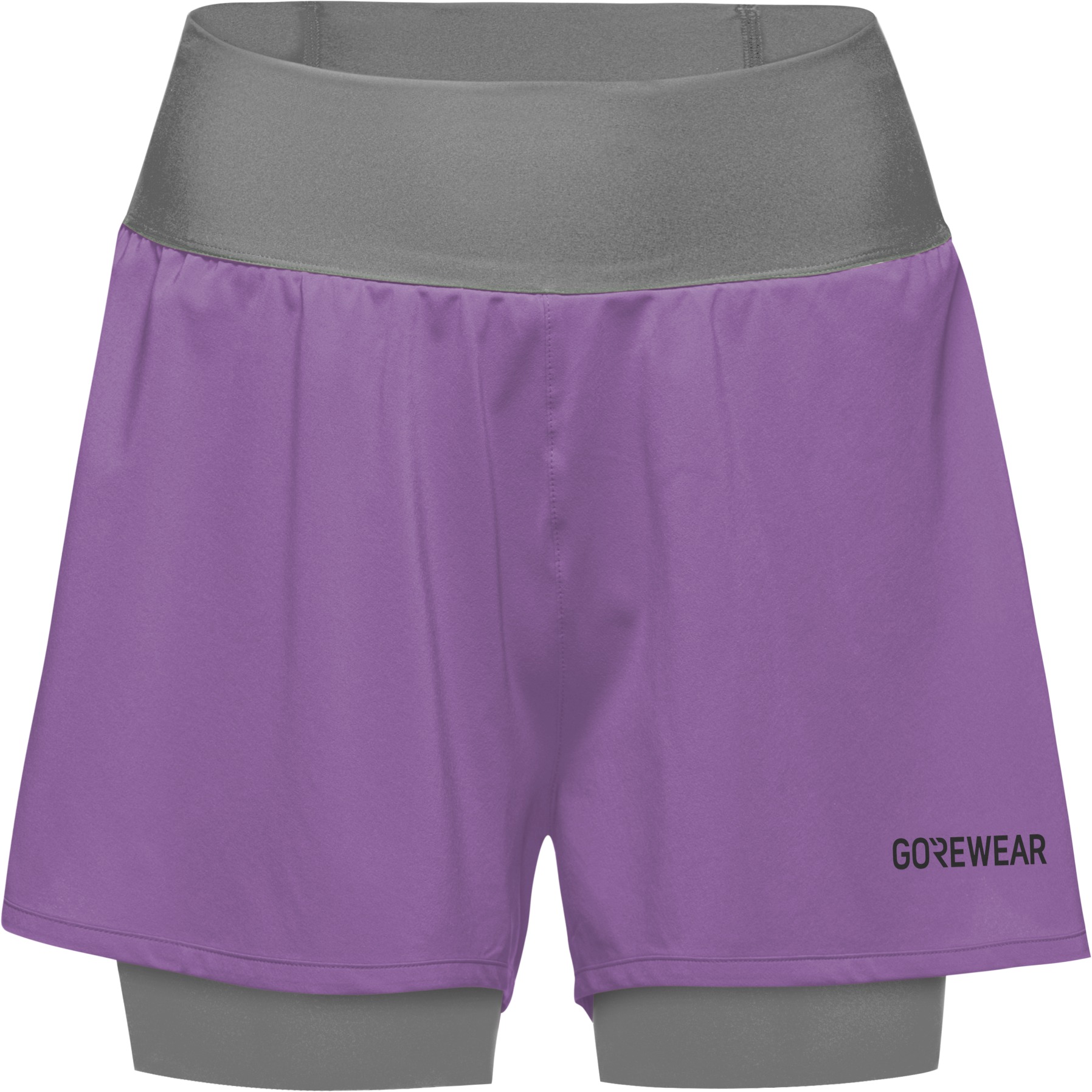 Zdjęcie: GOREWEAR Concurve 2in1 Shorts Women - scrub purple/lab gray BXBF