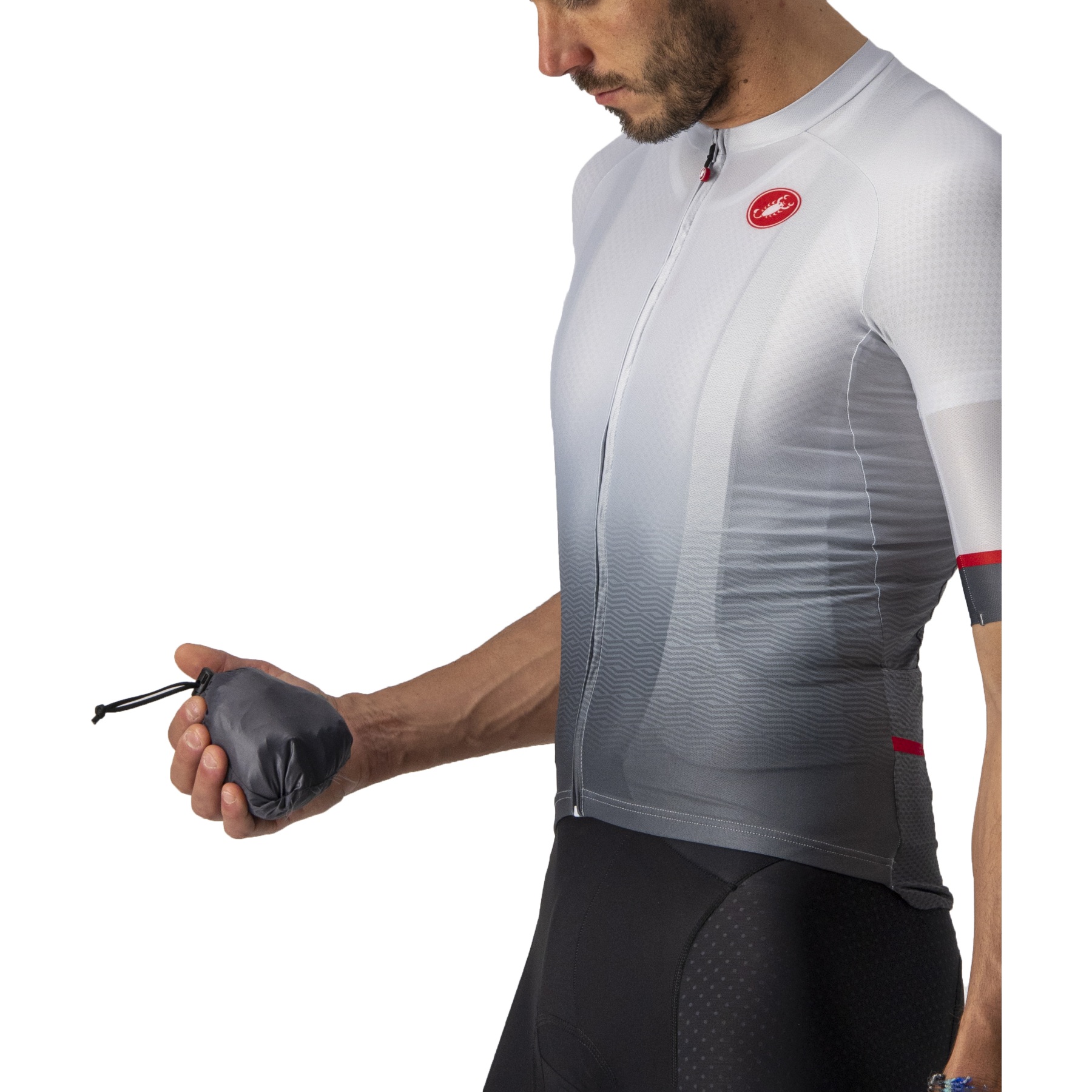 Castelli Aria Shell Jacket Men - dark grey 030 | BIKE24