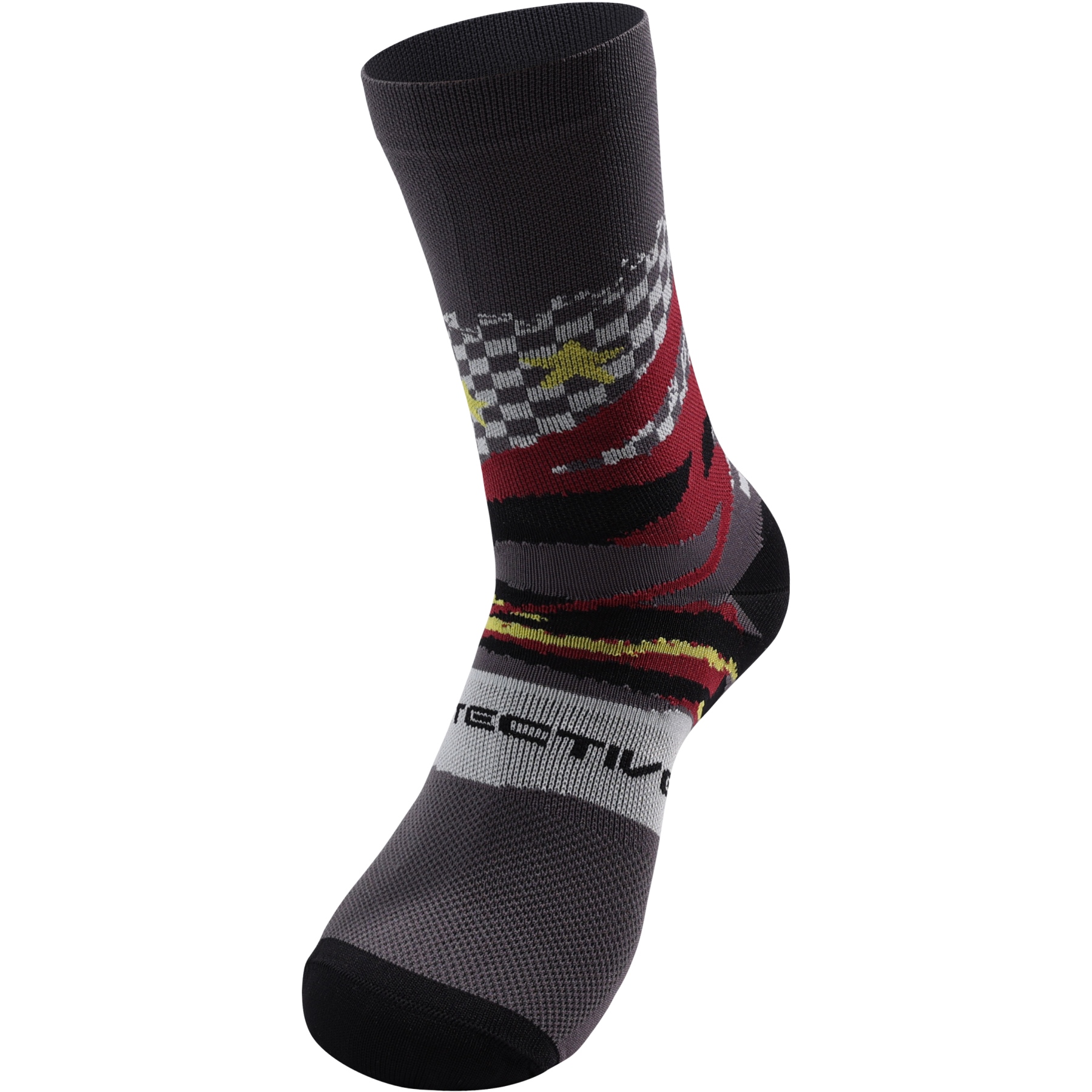 Picture of PROTECTIVE P-Red Sun Cycling Socks - anthracite