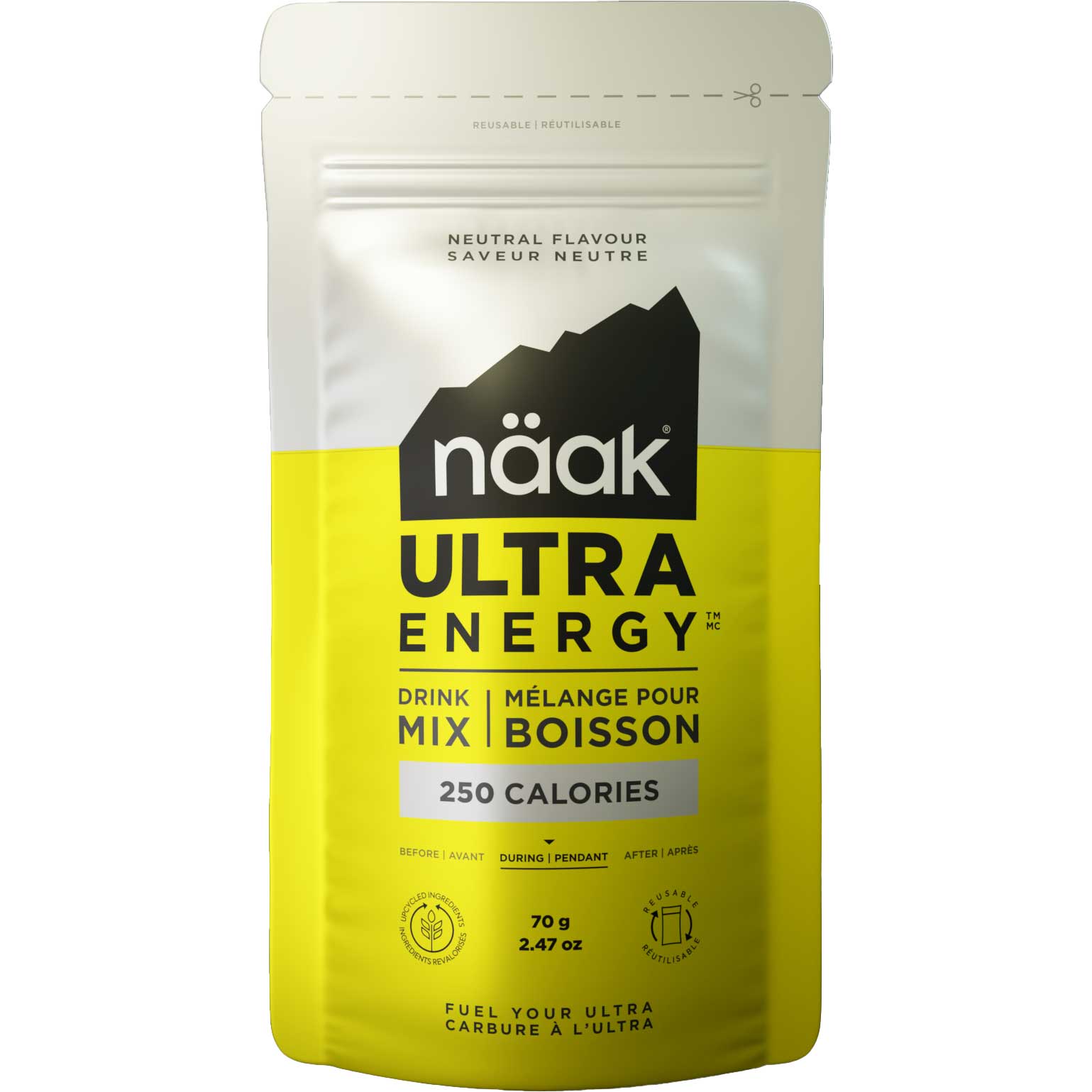 Смесь для энергетических напитков Näak Neutral Ultra - Порошкообразный углеводный напиток - 6x70 г
