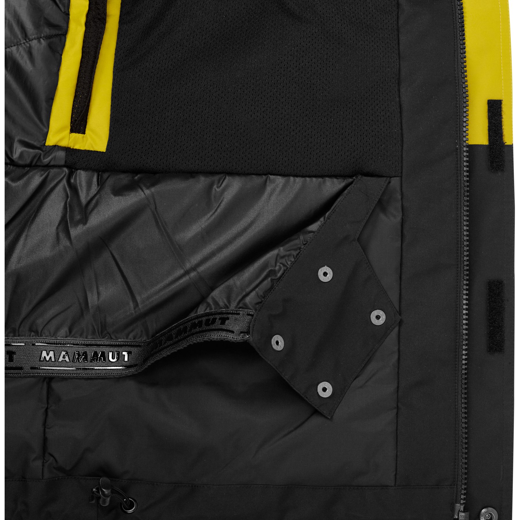 Mammut Fall Line Hardshell Thermo Hooded Jacket Men - aura-black