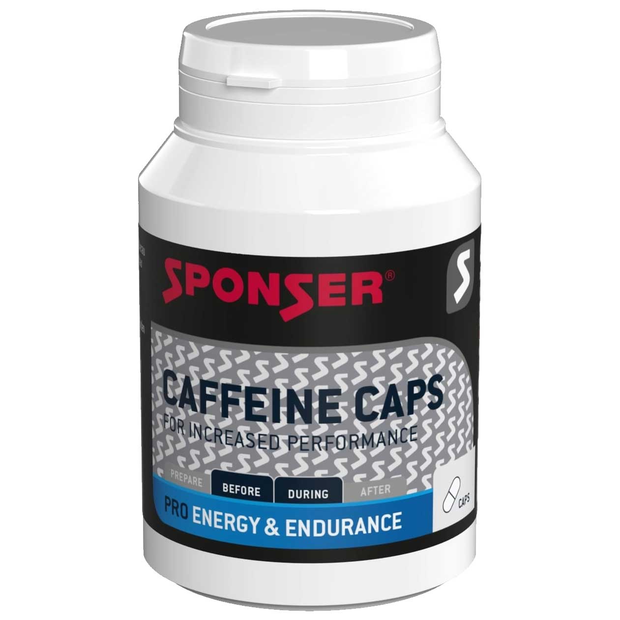 Image of SPONSER Caffeine Caps - Food Supplement - 90 pcs.