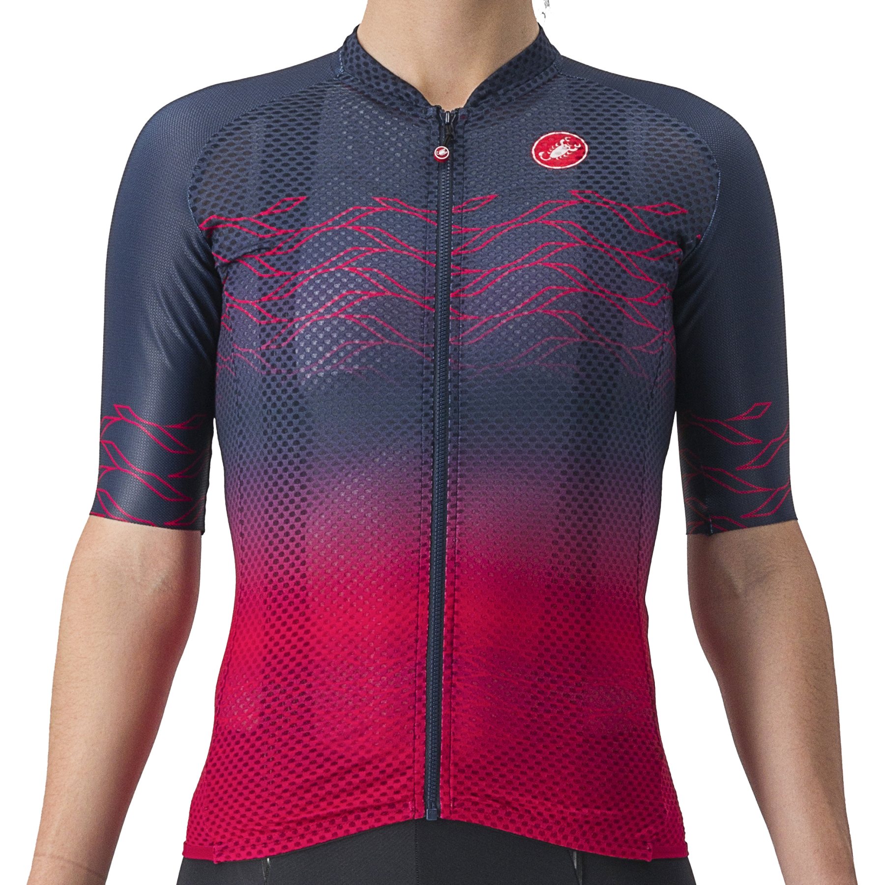 Picture of Castelli Climber&#039;s 2.0 W Jersey Women&#039;s - belgian blue/persian red 424