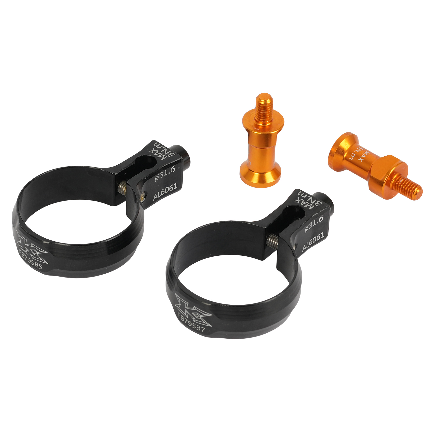 Foto de KCNC Seatpost Bottle Cage Clamps (2 pieces)