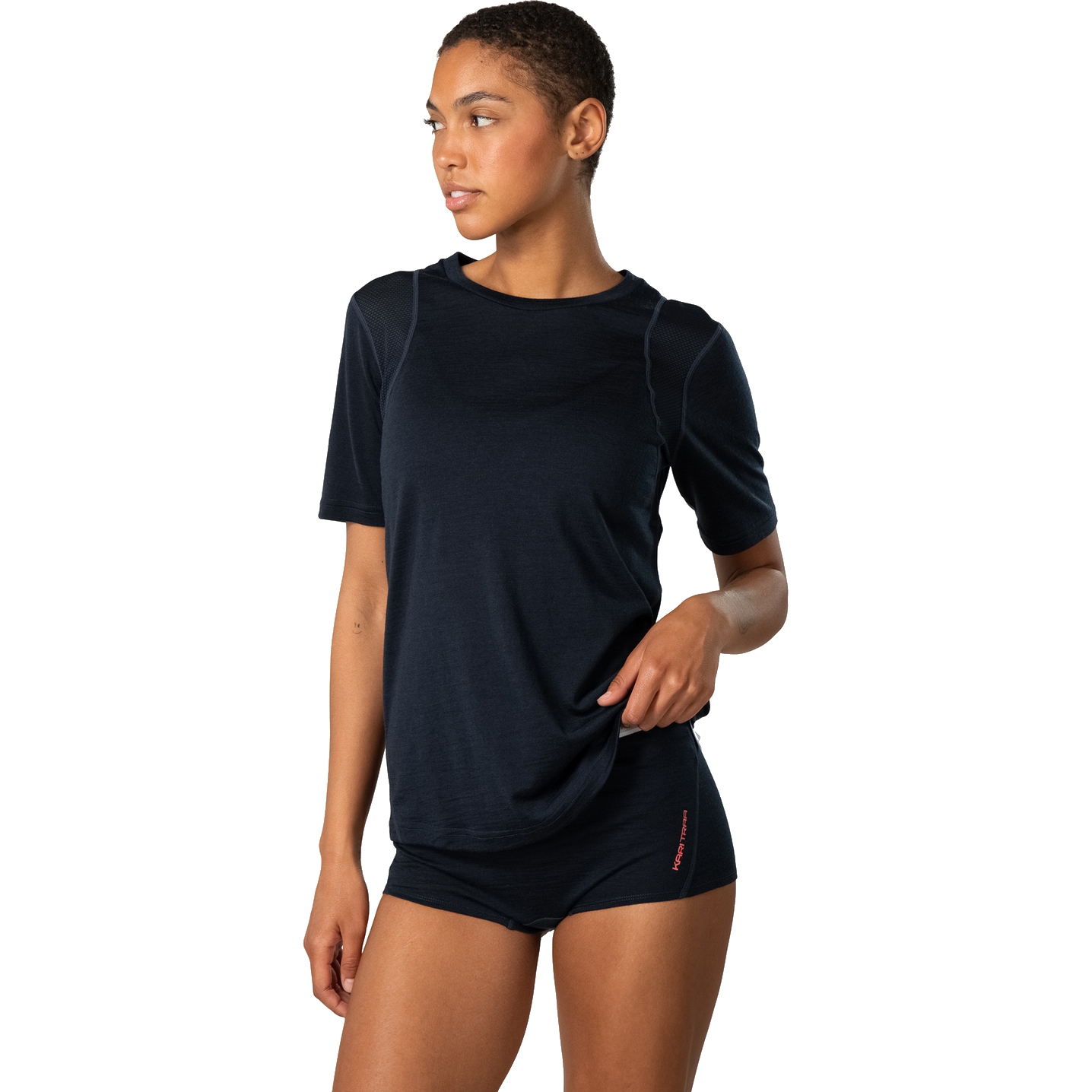 Produktbild von Kari Traa Embla Wool Kurzarm-Unterhemd Damen - royal