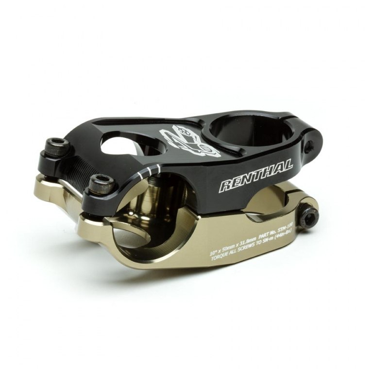 Renthal Duo 31.8mm, 10° Stem - gold/black