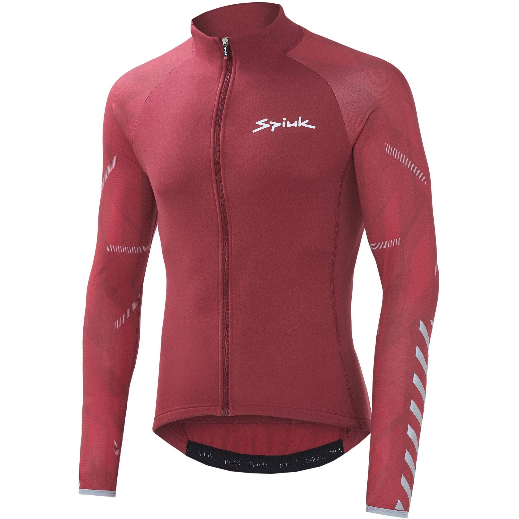 Image of Spiuk TOP TEN Long-Sleeved Jersey - red
