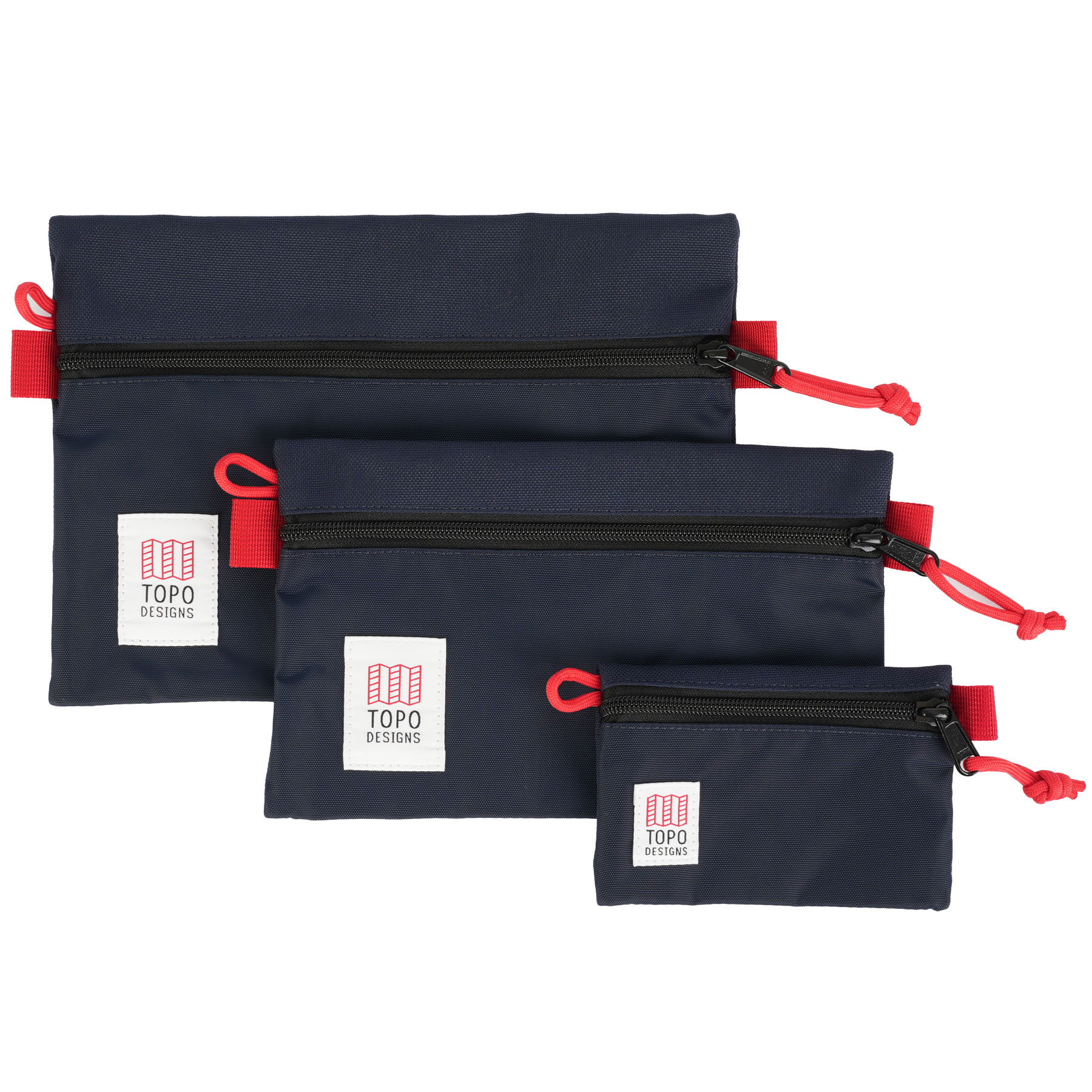 Produktbild von Topo Designs Zubehörtaschen-Set - Navy/Navy