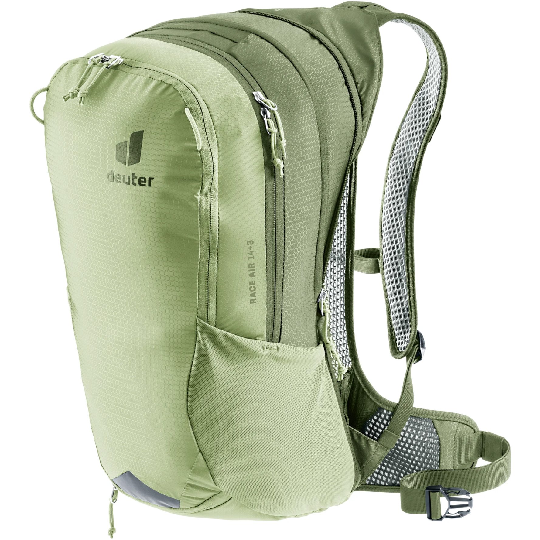 Deuter Race Air 14+3 Bike Backpack - 17L - mineral-grove | BIKE24
