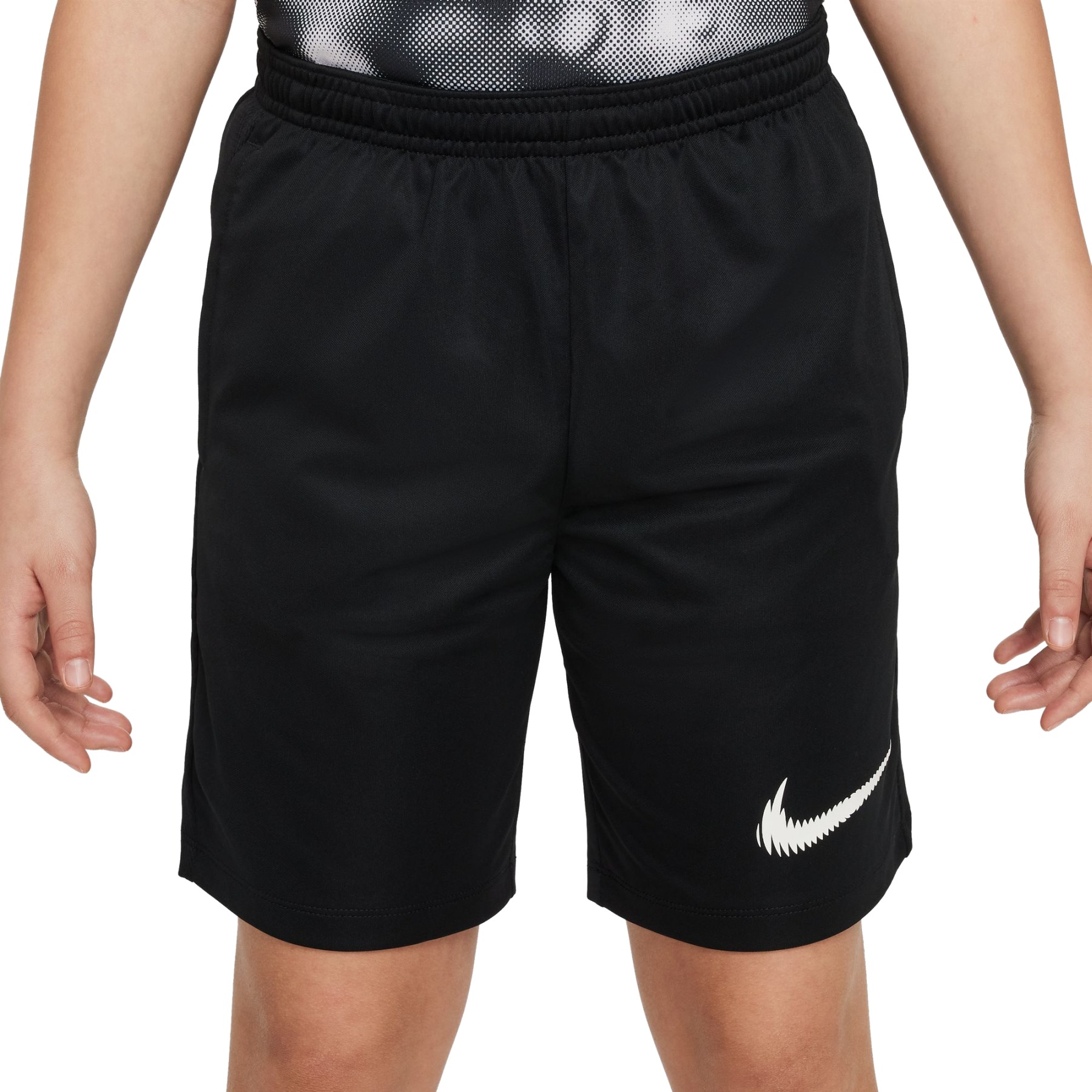 Produktbild von Nike Dri-FIT Trophy23 Basketballshorts für Kinder - schwarz/weiß FD3959-010