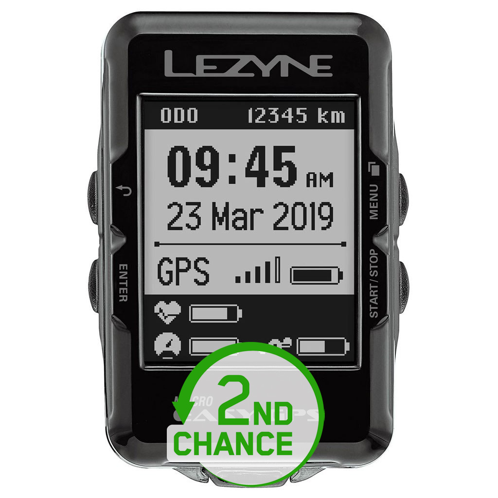Picture of Lezyne Macro Easy GPS Cycling Computer - black - 2nd Choice