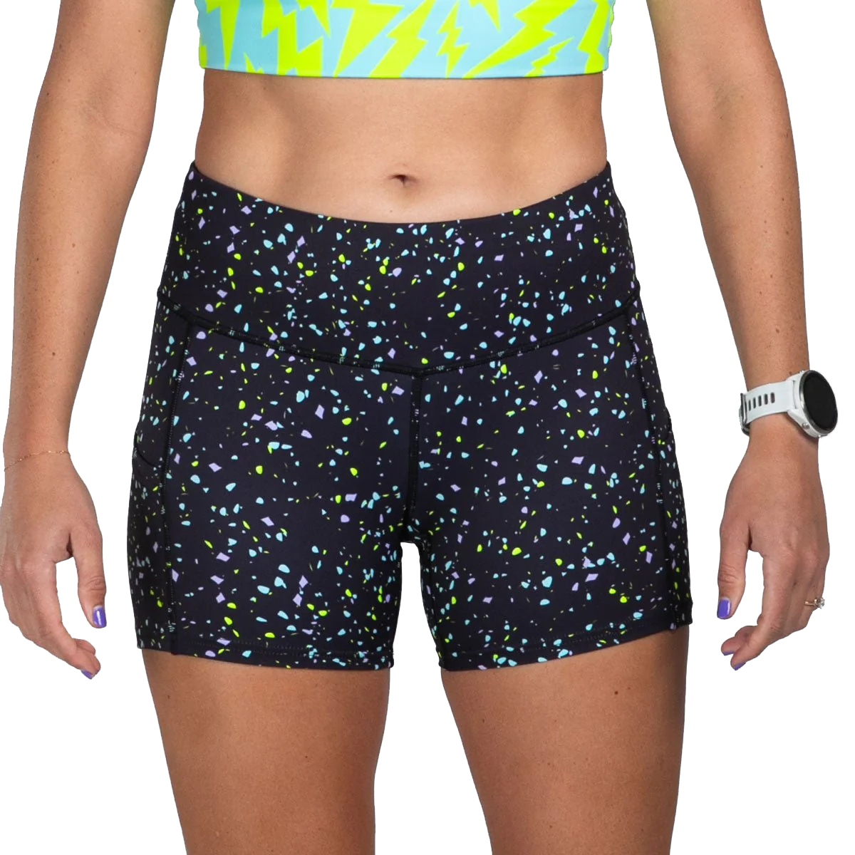 Picture of ZOOT LTD Run Pulse Shorts Women - electric