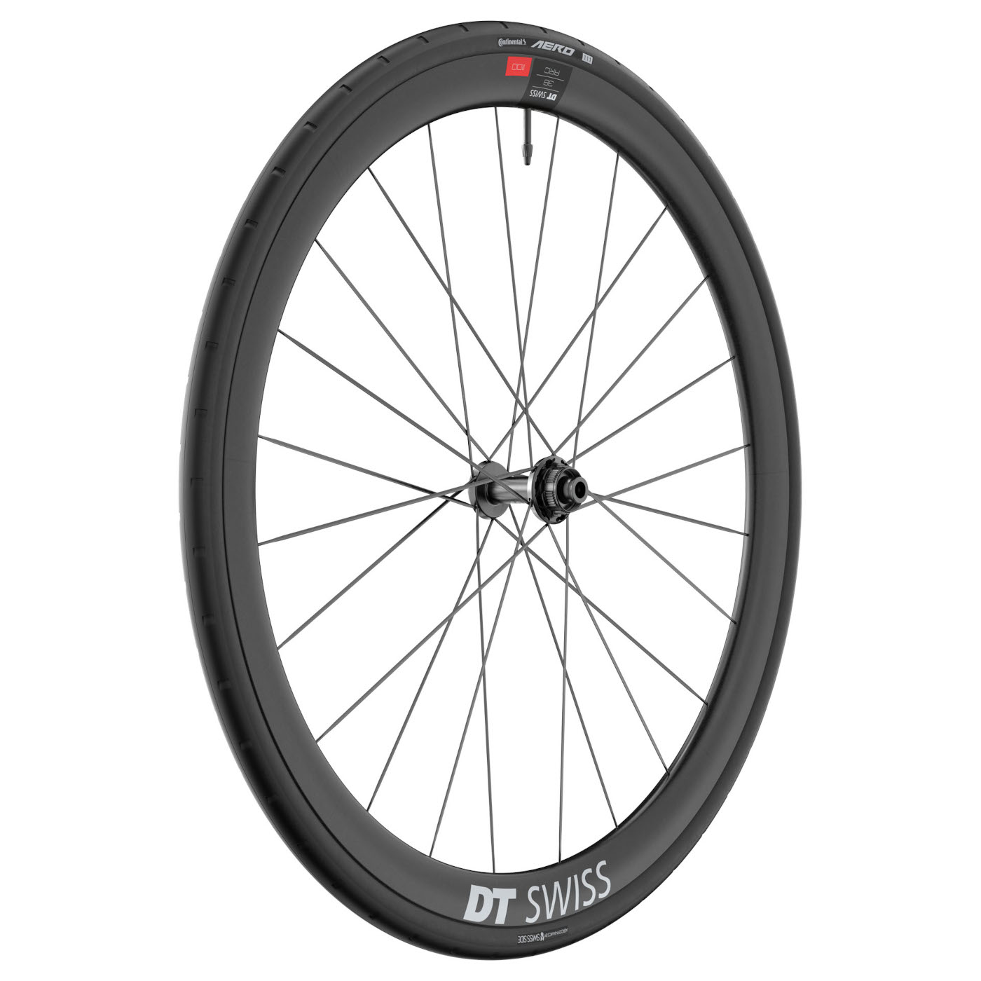 Колесная система DT Swiss | Continental WTS - Переднее колесо ARC 1100 DICUT 38 + складная шина AERO 111 - 28