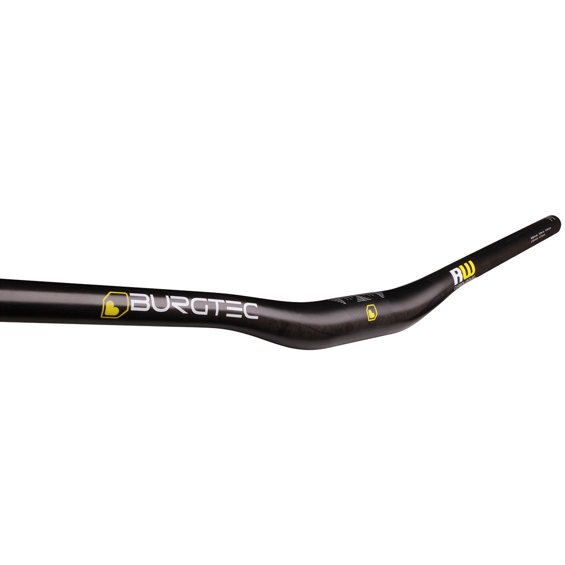 Picture of Burgtec RideWide Enduro Carbon 35.0 MTB-Handlebar - 800mm - 20mm Rise - UD carbon