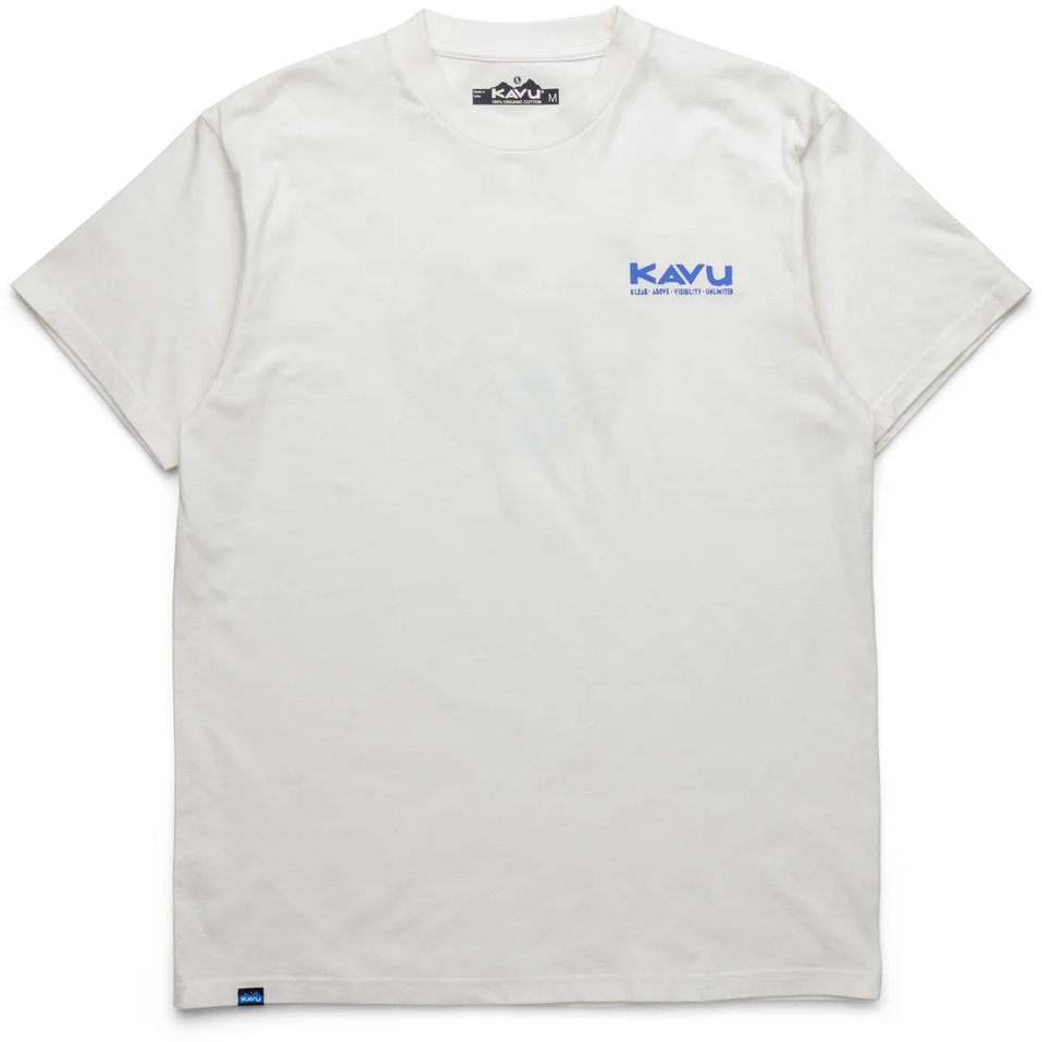 Мужская футболка KAVU Waves - Off White белый