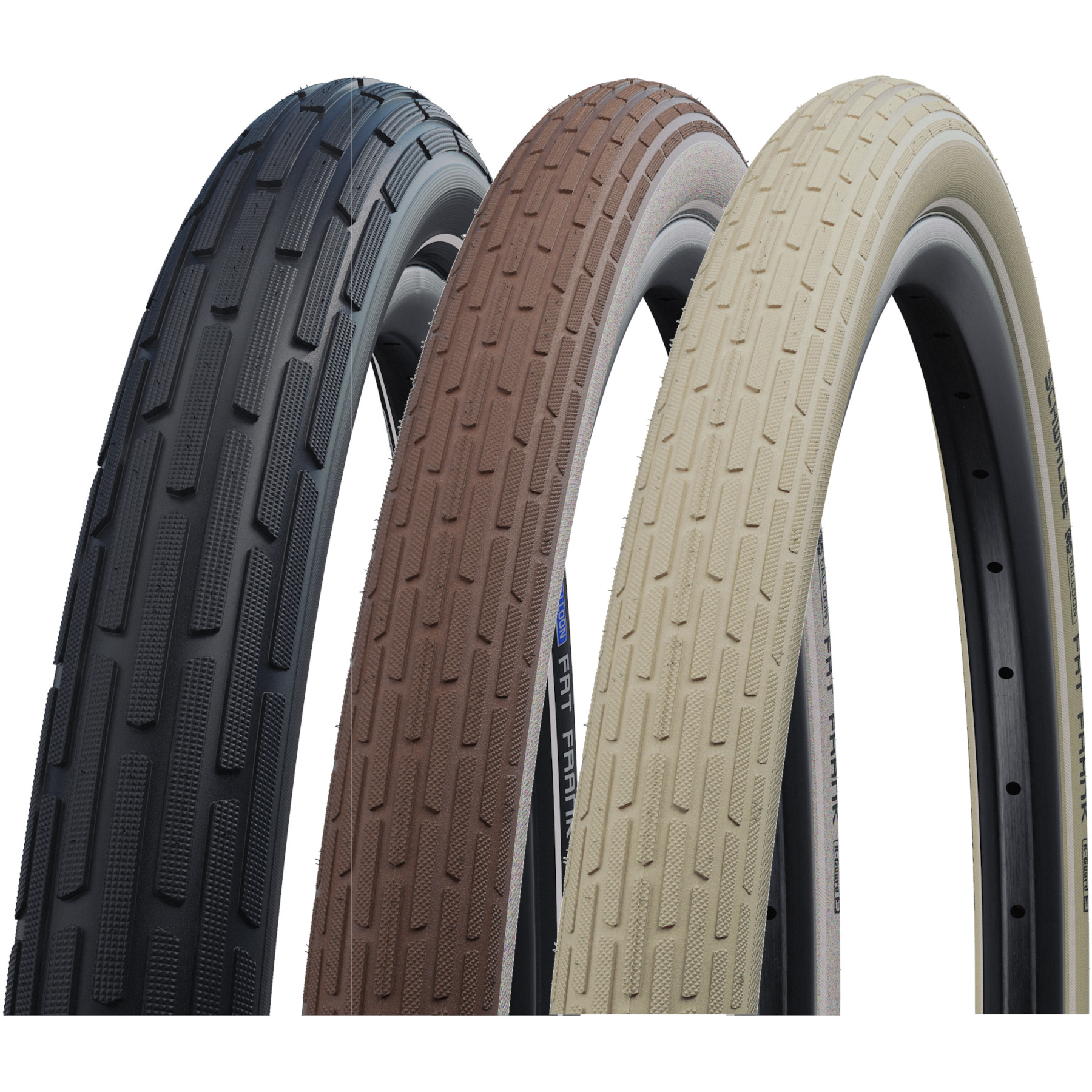 Picture of Schwalbe Fat Frank Wire Bead Tire - Active | SBC | K-Guard - 26x2.35&quot; | Reflex
