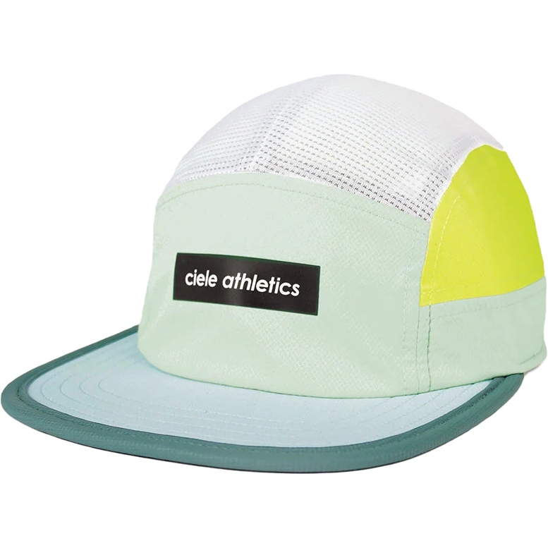 Foto de Ciele Athletics Gorra Running - GOCap - Field Iconic Bar - dustyturquoise-white