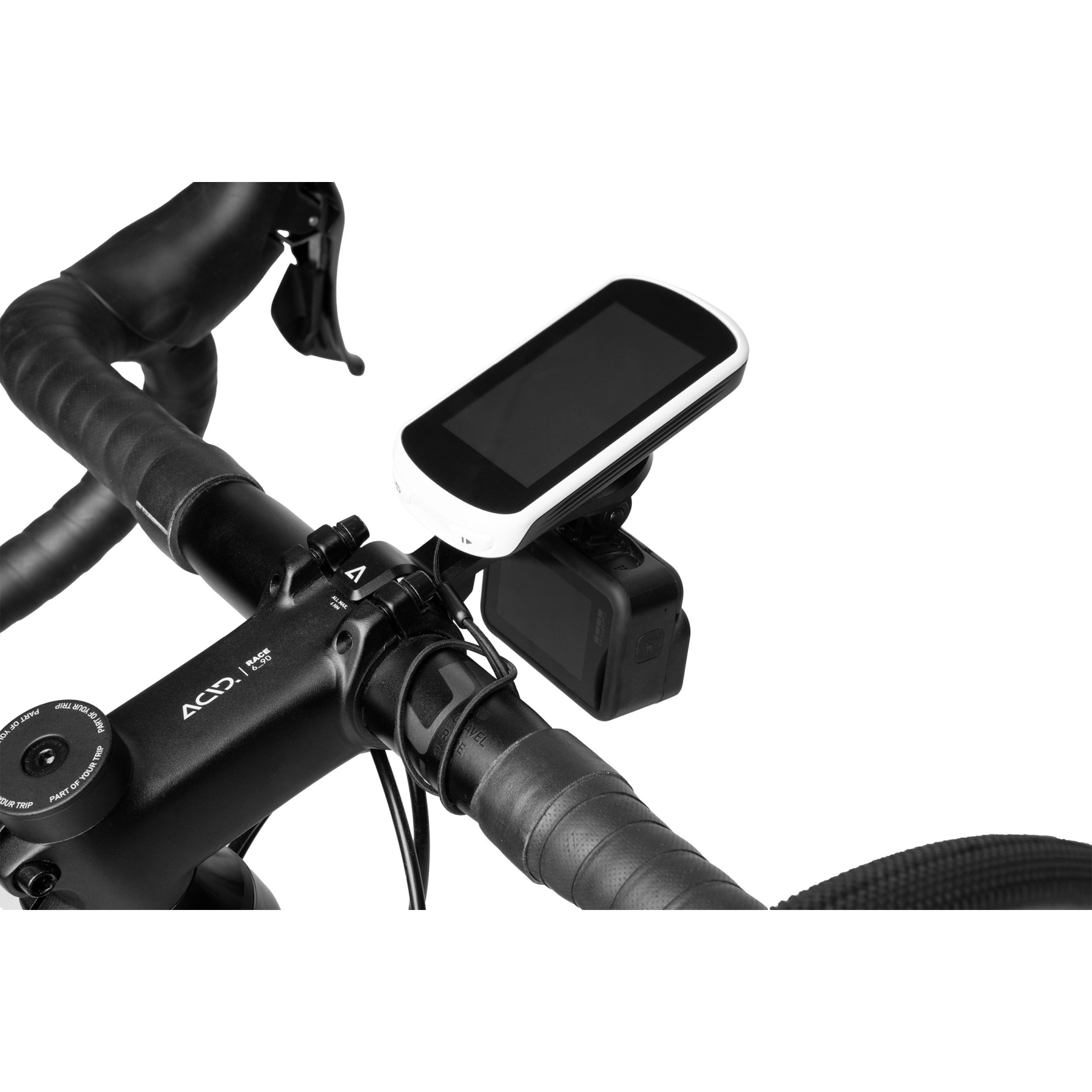 Kit Luci Per Bici Acid PRO 60 FPILINK - Set Anteriore E Posteriore, Nero, 937910000 - Foto 2