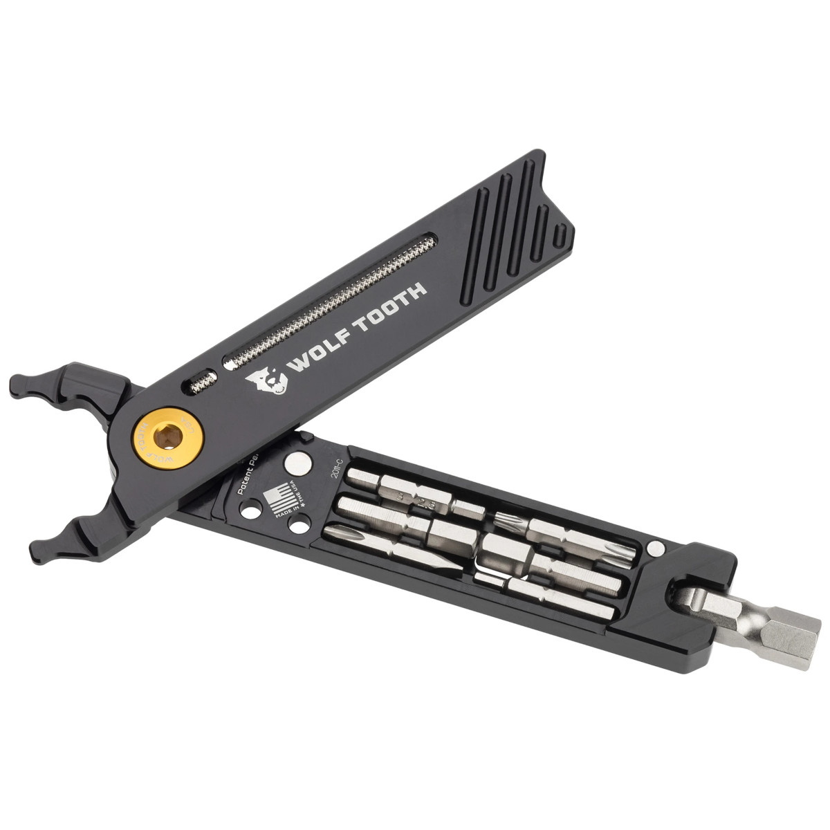 Picture of Wolf Tooth 8-Bit Pack Pliers - black / gold