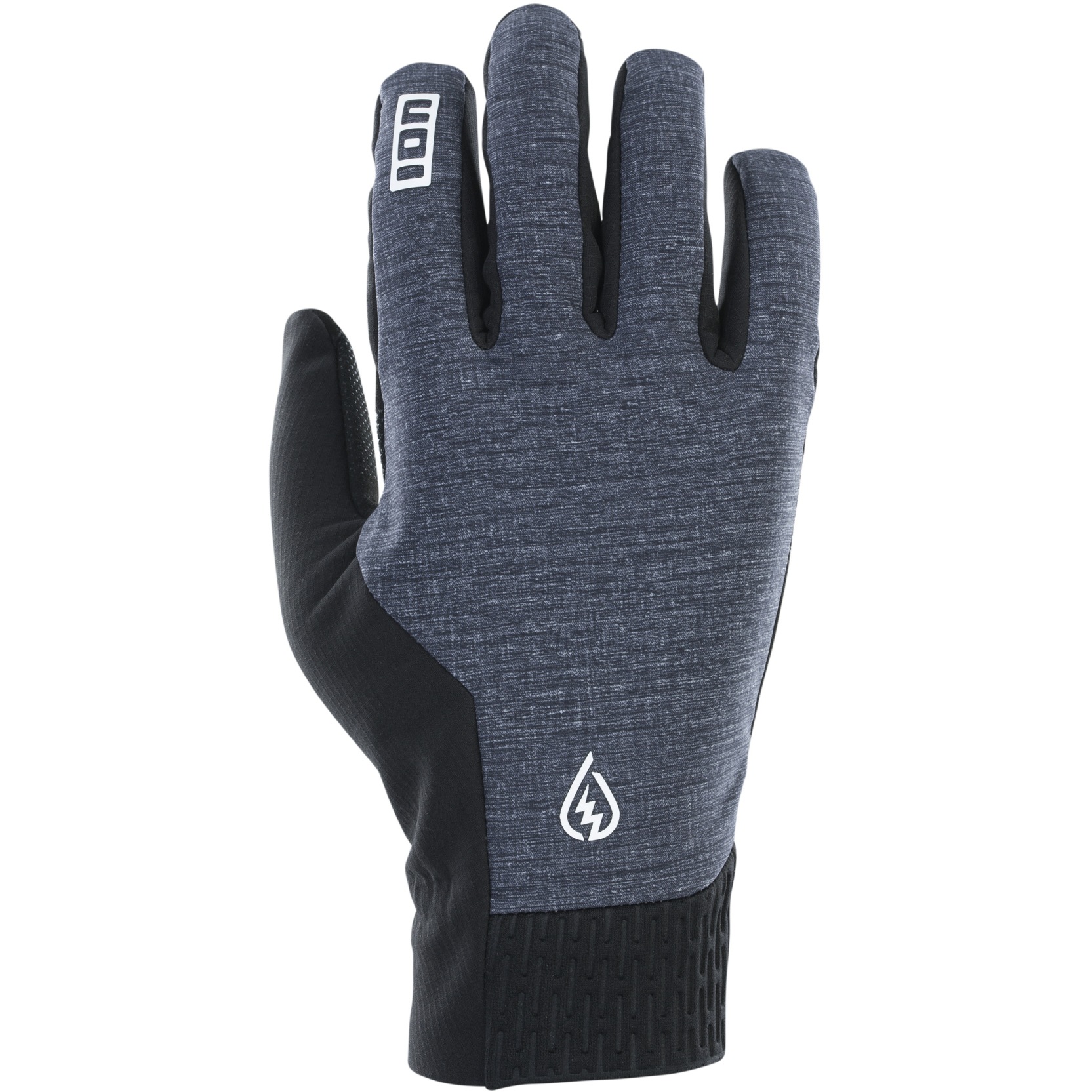 Picture of ION Bike Gloves Padded Hybrid Shelter AMP - Black