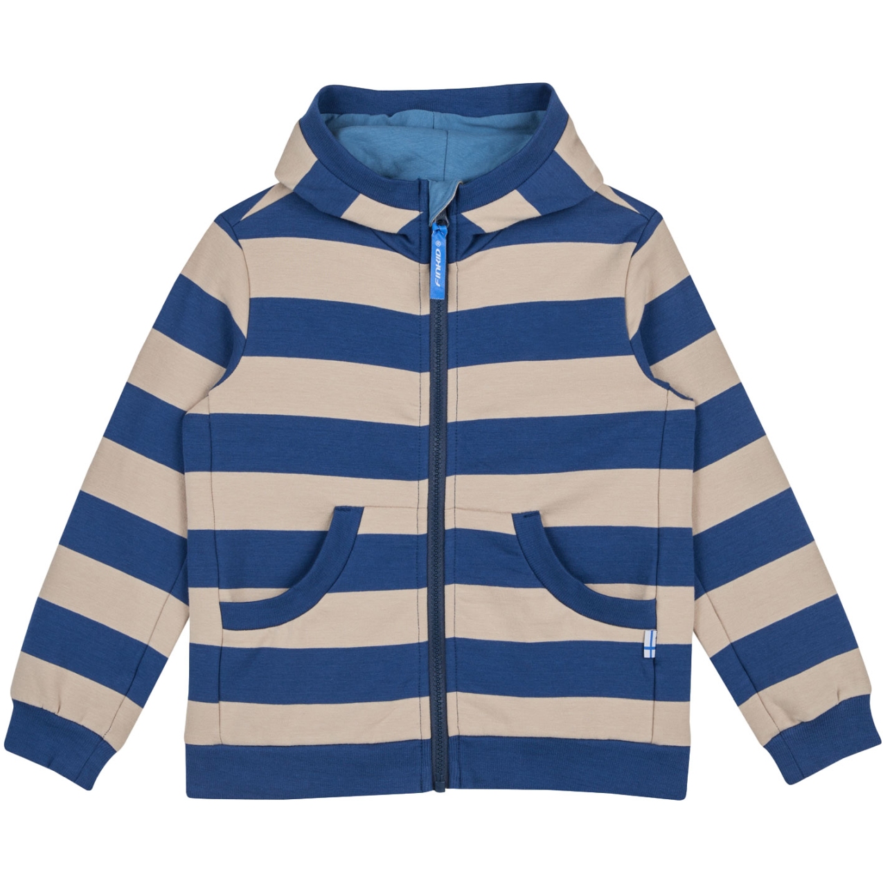 Produktbild von Finkid LAIVA Zip-In Innenjacke - Sweatjacke Kinder - denim/pebble