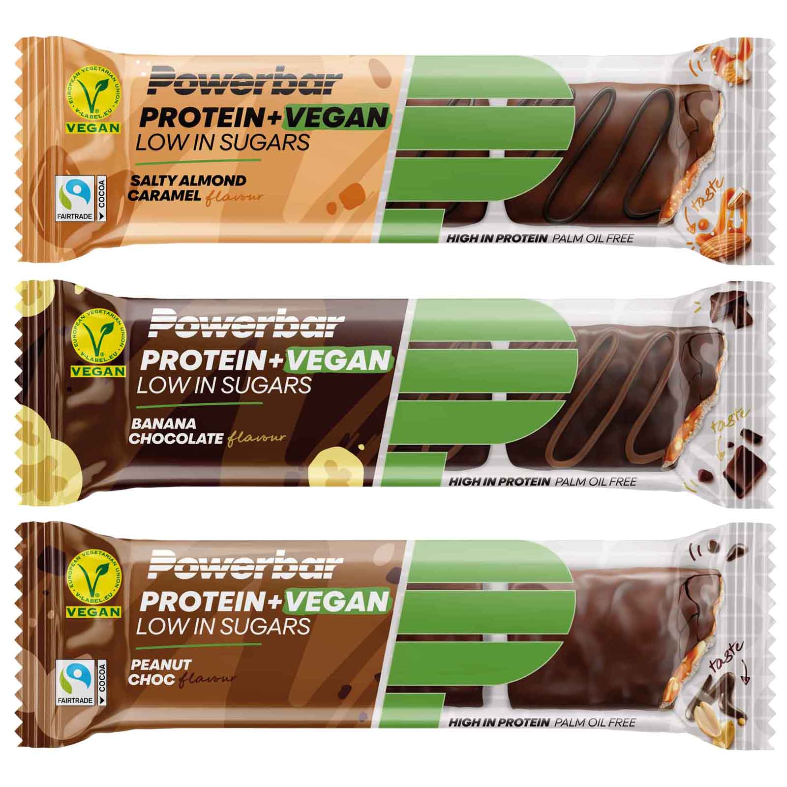 Produktbild von Powerbar Protein+ Vegan Bar - Eiweißriegel - 4x42g