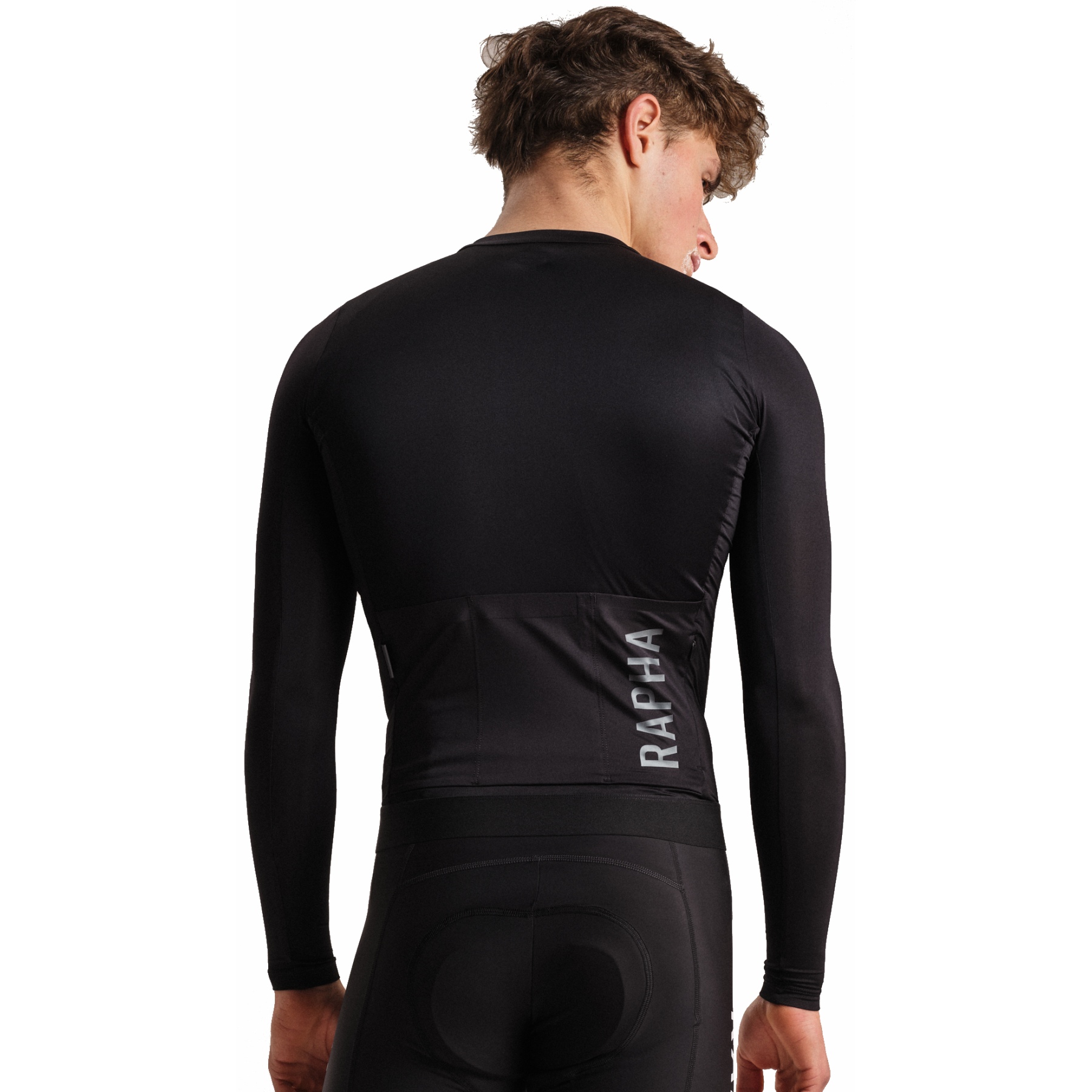 Rapha Pro Team Lightweight Long Sleeve Jersey Men - black/white