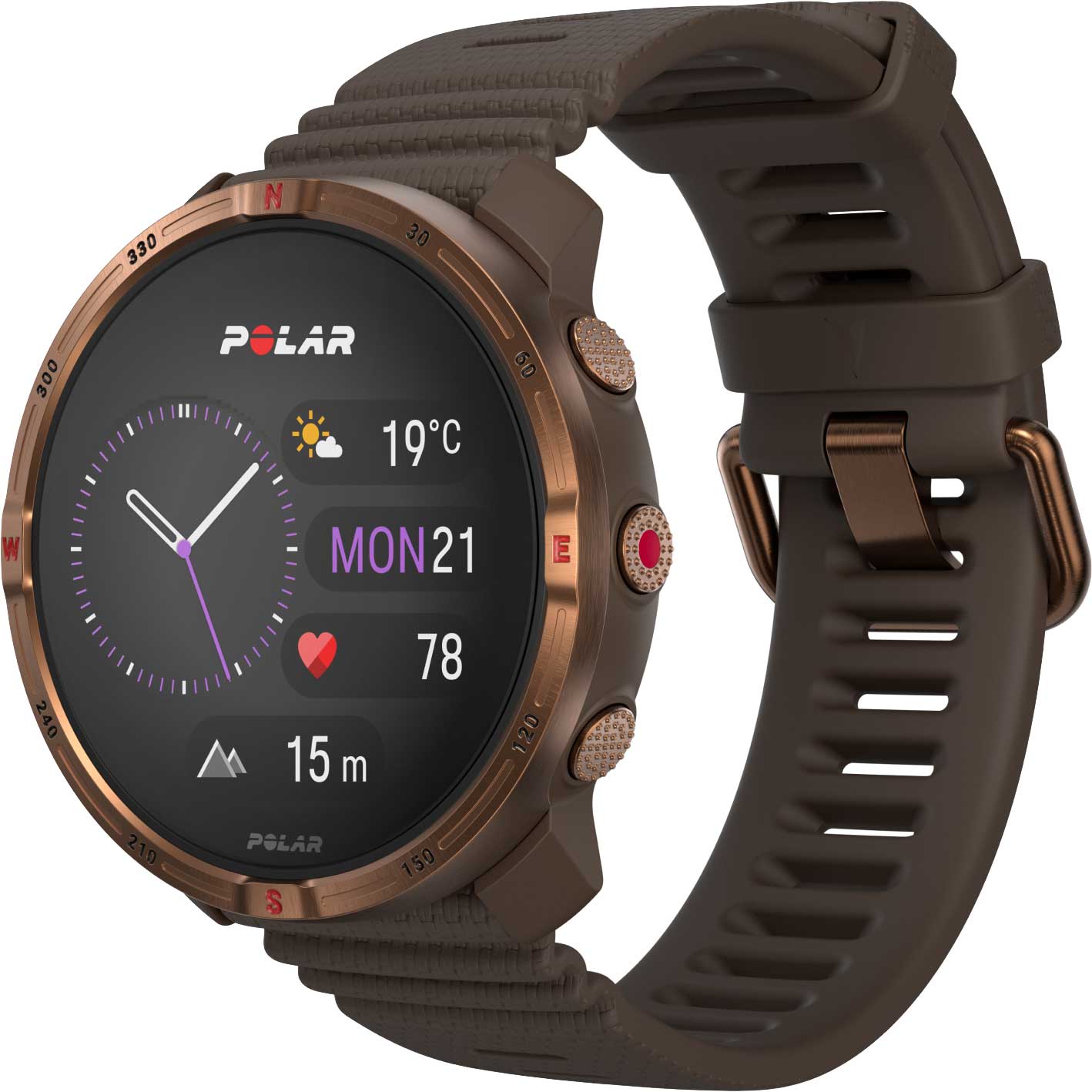 Picture of Polar Grit X2 GPS Multisports Watch - brown copper