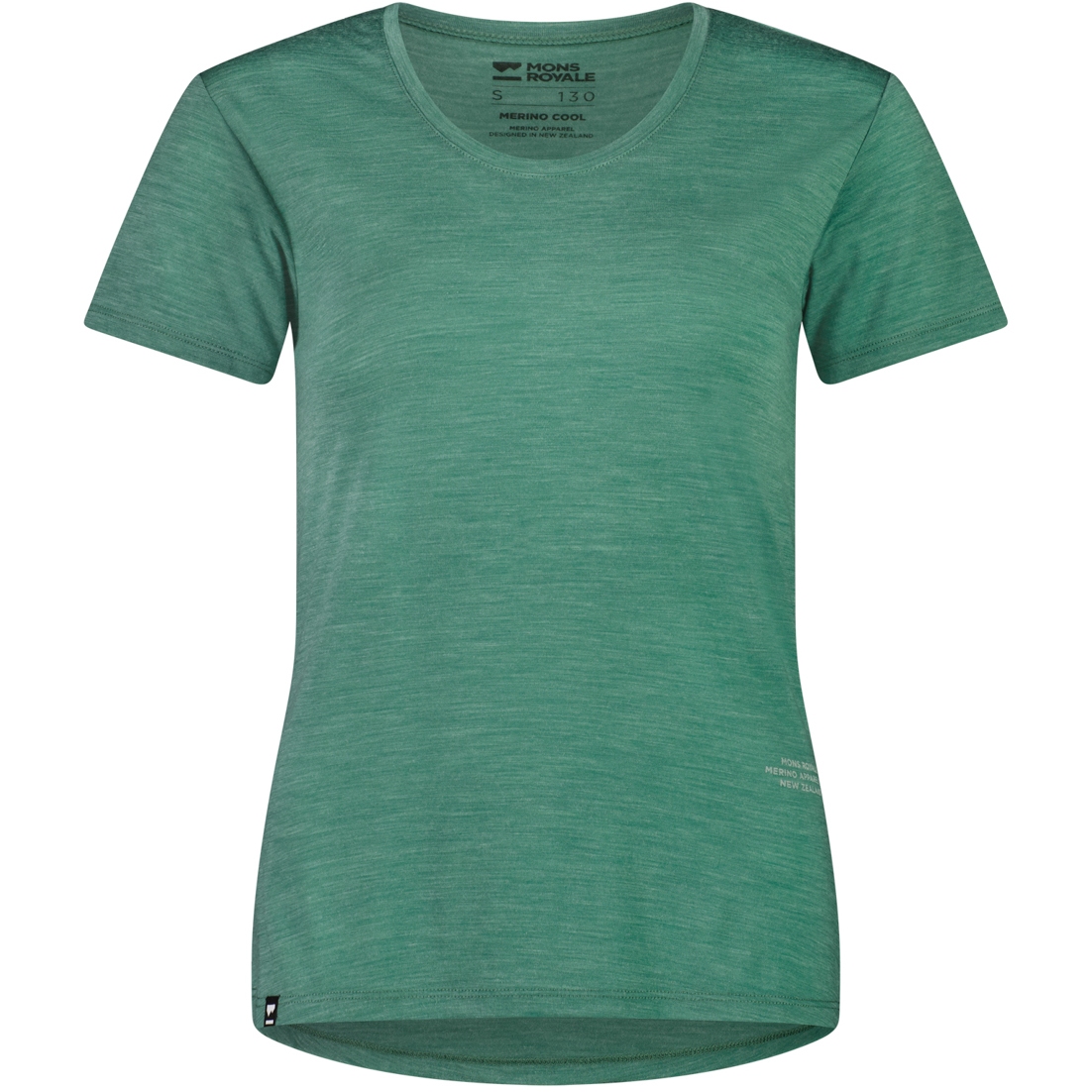 Picture of Mons Royale Zephyr Merino Cool Tee Women - smokey green