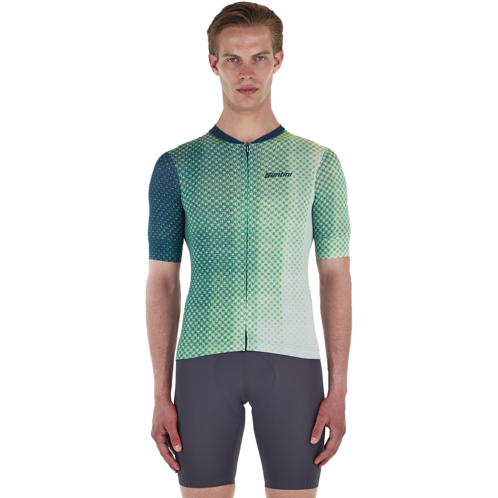 Picture of Santini Paws Form Short Sleeve Jersey Men 4S94075CPAWS - green VE