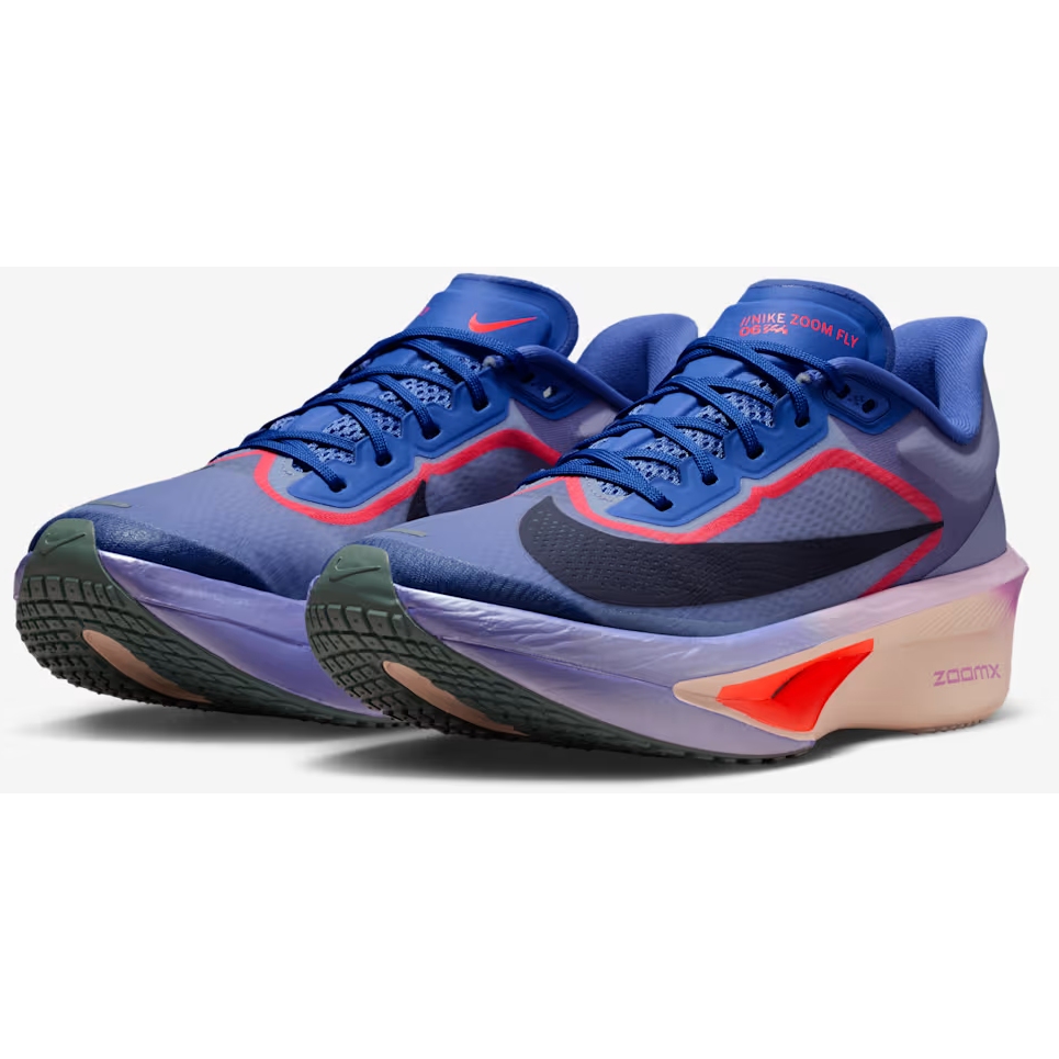 fly1to9  Nike Zoom Fly 6 Road Running Shoes Women - violet mist/hot lava