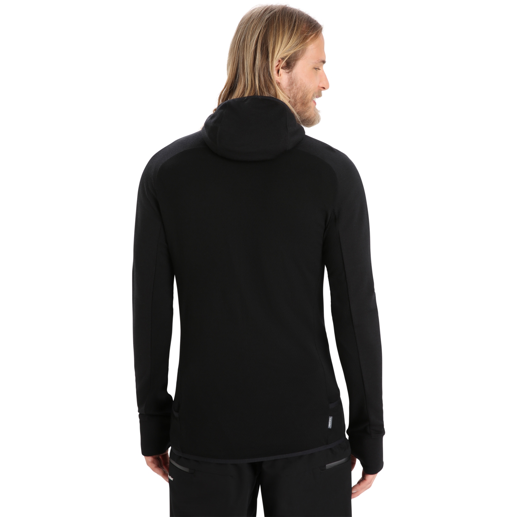 アイスブレーカー メンズ スウェット MEN ZONEKNITTM ZIP HOODIE Zip-up sweatshirt black