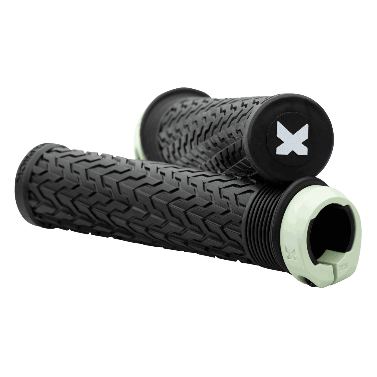 Picture of Sixpack S-Trix PA Lock-On Handlebar Grips - Smoked green