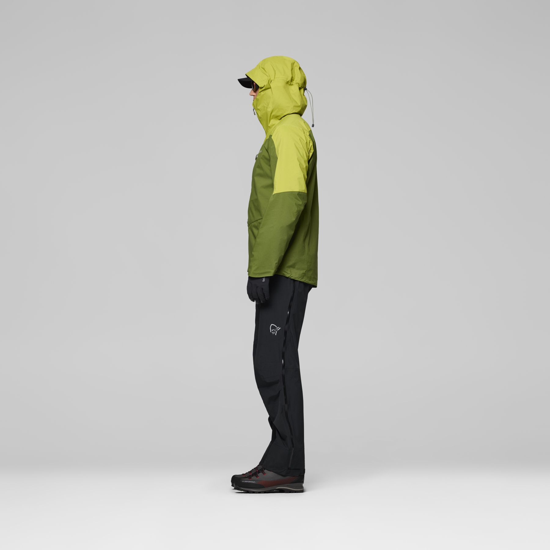 Norrona falketind dri1 Jacket Men - Pesto/Golden Lime | BIKE24