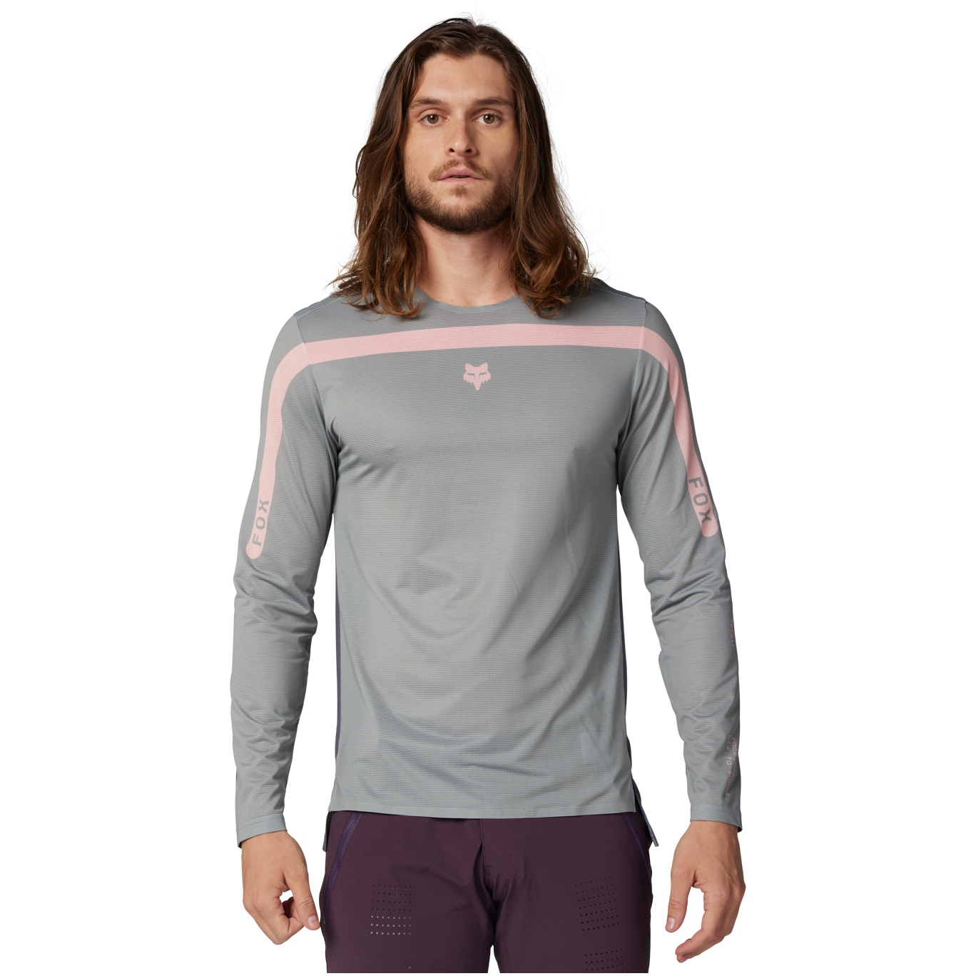 Bild von FOX Flexair Race Langarmtrikot Herren - Aviation - grey vintage