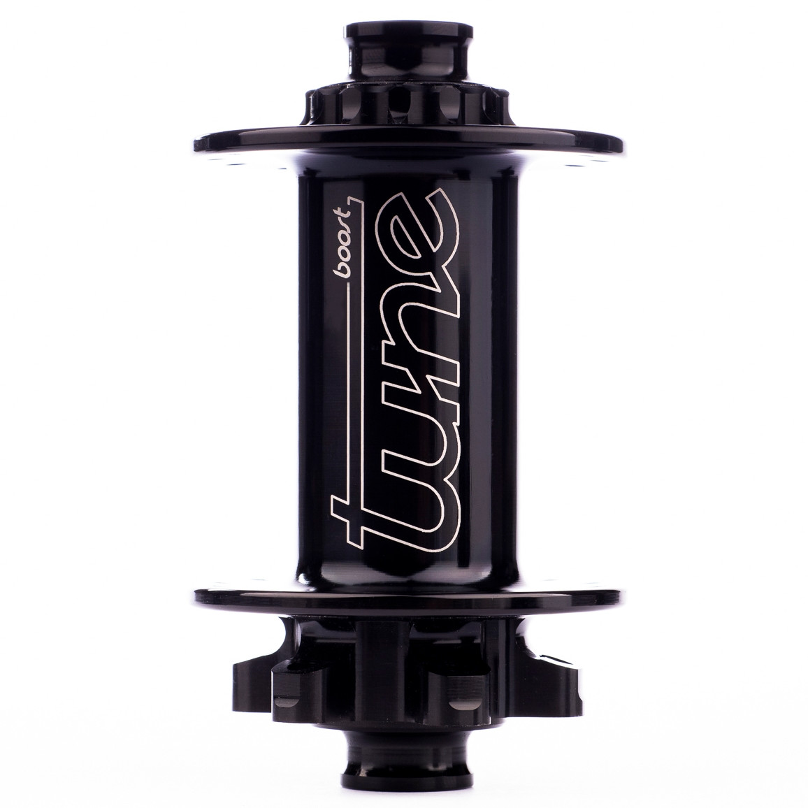 Produktbild von Tune KillHill Boost Vorderradnabe - Standard Lager | 6-Loch | 15x110mm - 28-Loch - schwarz