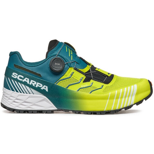 Produktbild von Scarpa Ribelle Run Kalibra HT Trail Running Schuhe Herren - lime green/deep lagoon