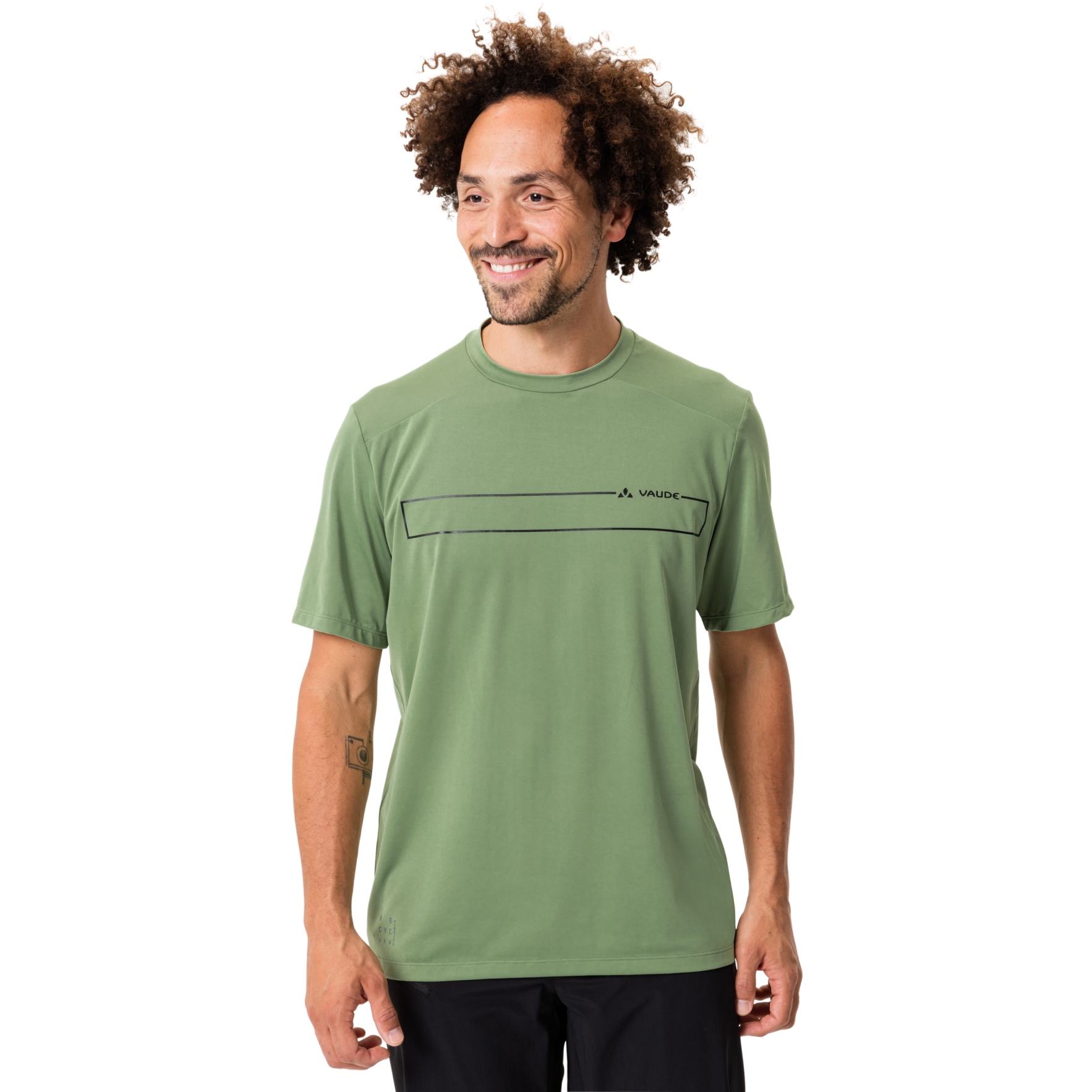 Productfoto van Vaude Qimsa Logo Shirt Heren - willow green