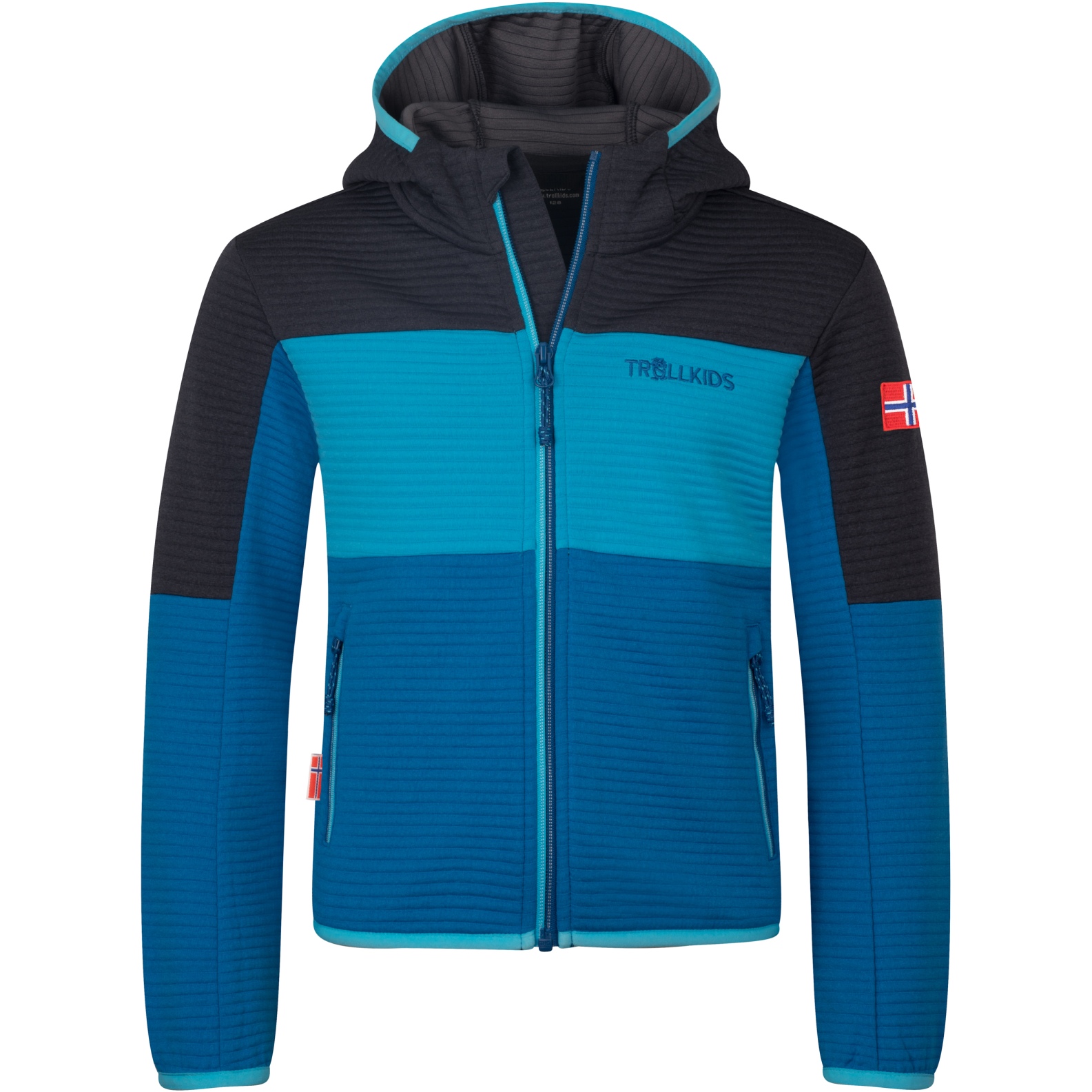 Bild von Trollkids Sogndal XT Jacke Kinder - Alpine Blue/Pool Blue/Schwarz
