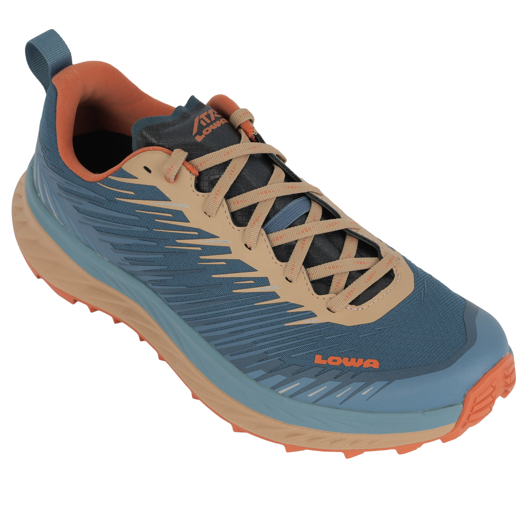 LOWA Fortux Running Shoes Men - steelblue/dune | BIKE24