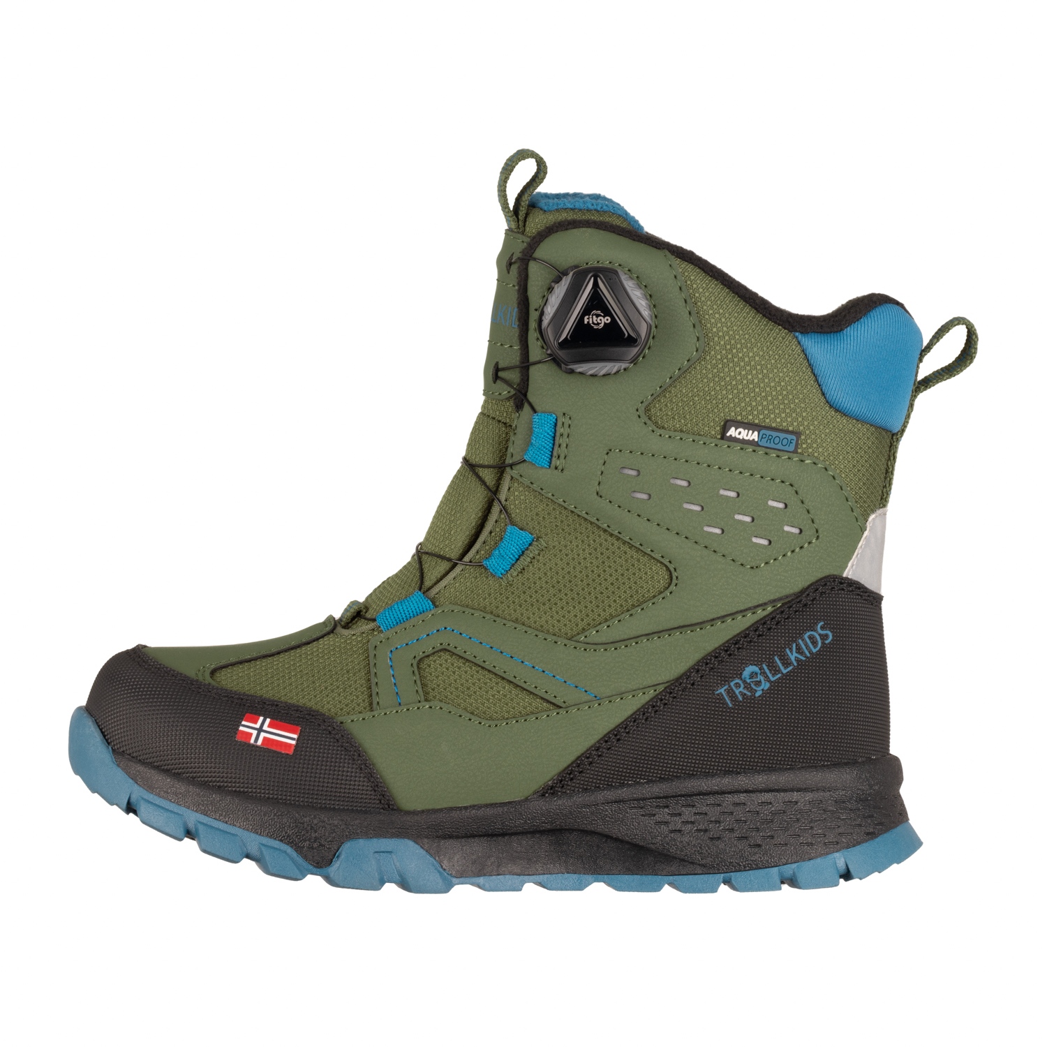 Produktbild von Trollkids Kirkenes Winterstiefel Kinder - pine green/dark marine
