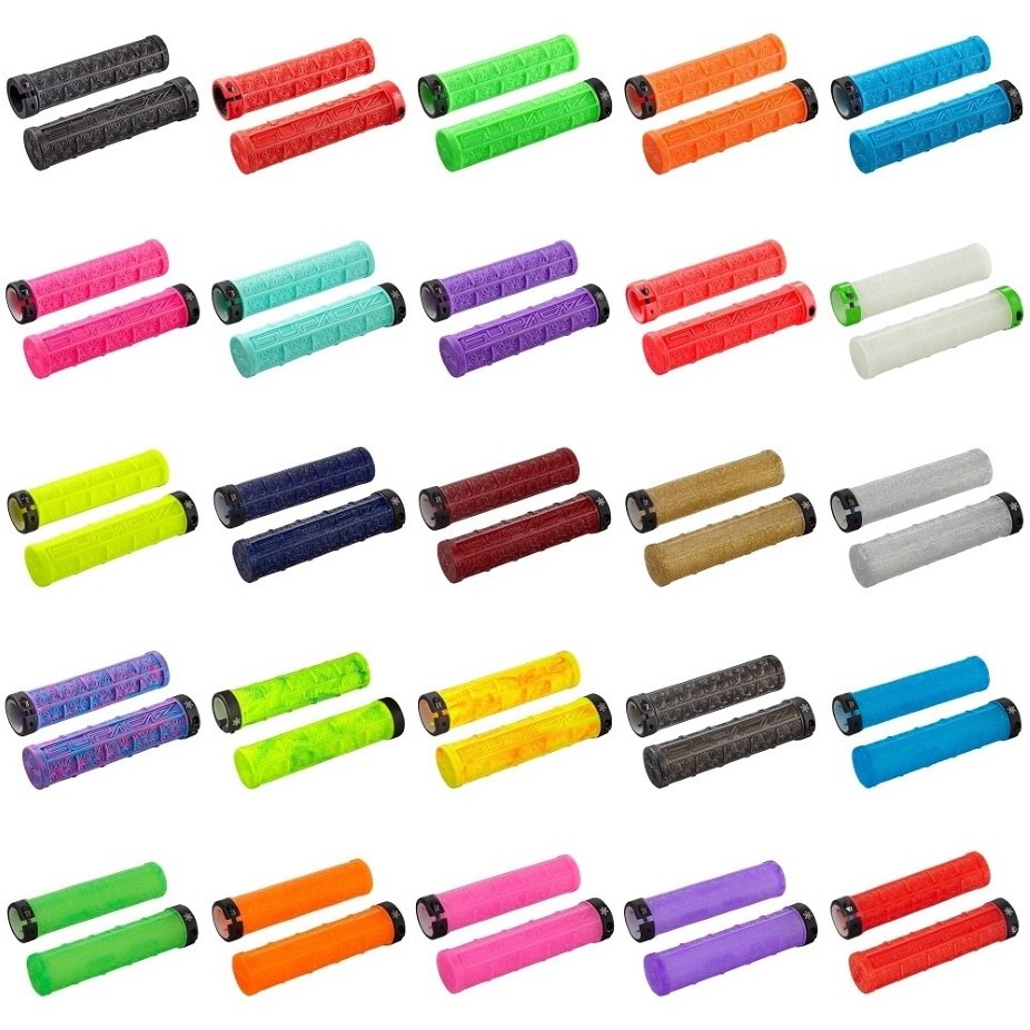 Produktbild von Supacaz Grizips Lock-On Griffe - mehrfarbig