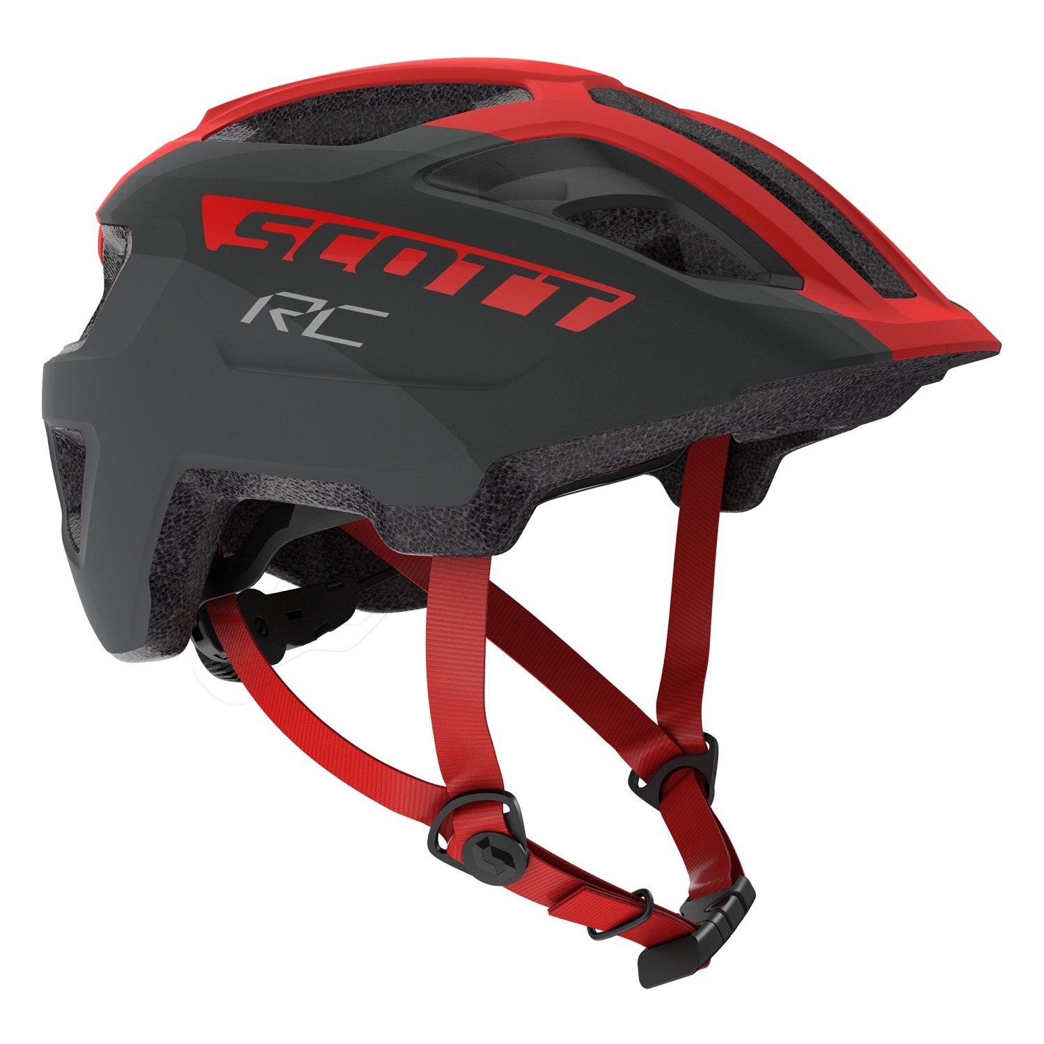 Picture of SCOTT Spunto Junior (CE) Helmet - grey/red RC