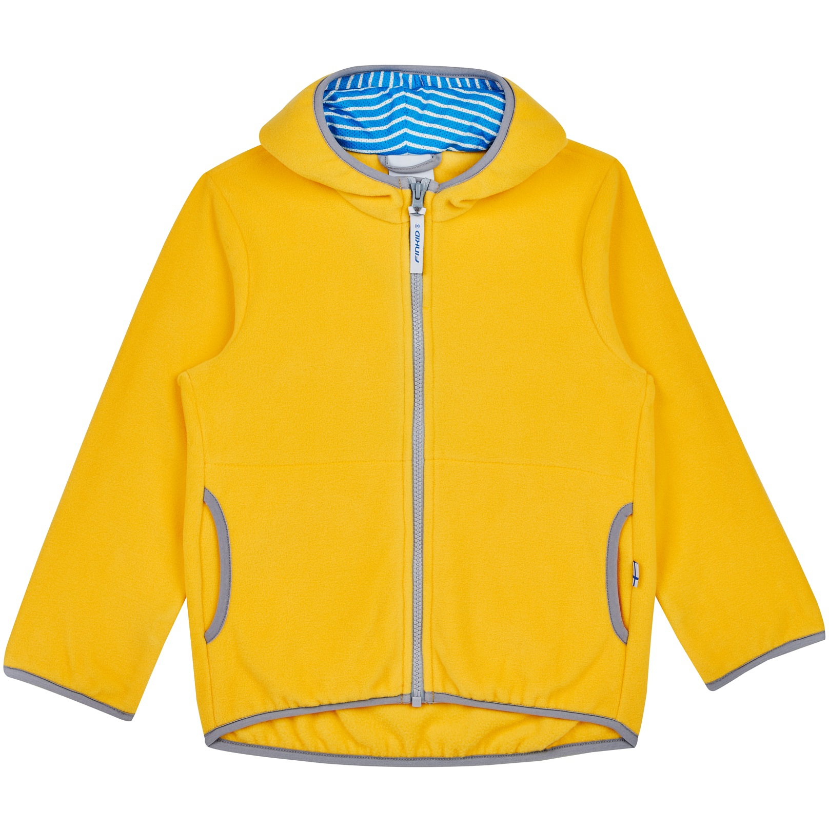 Picture of Finkid PAUKKU Zip-In Inner Jacket - Fleece Jacket Kids - yellow/storm