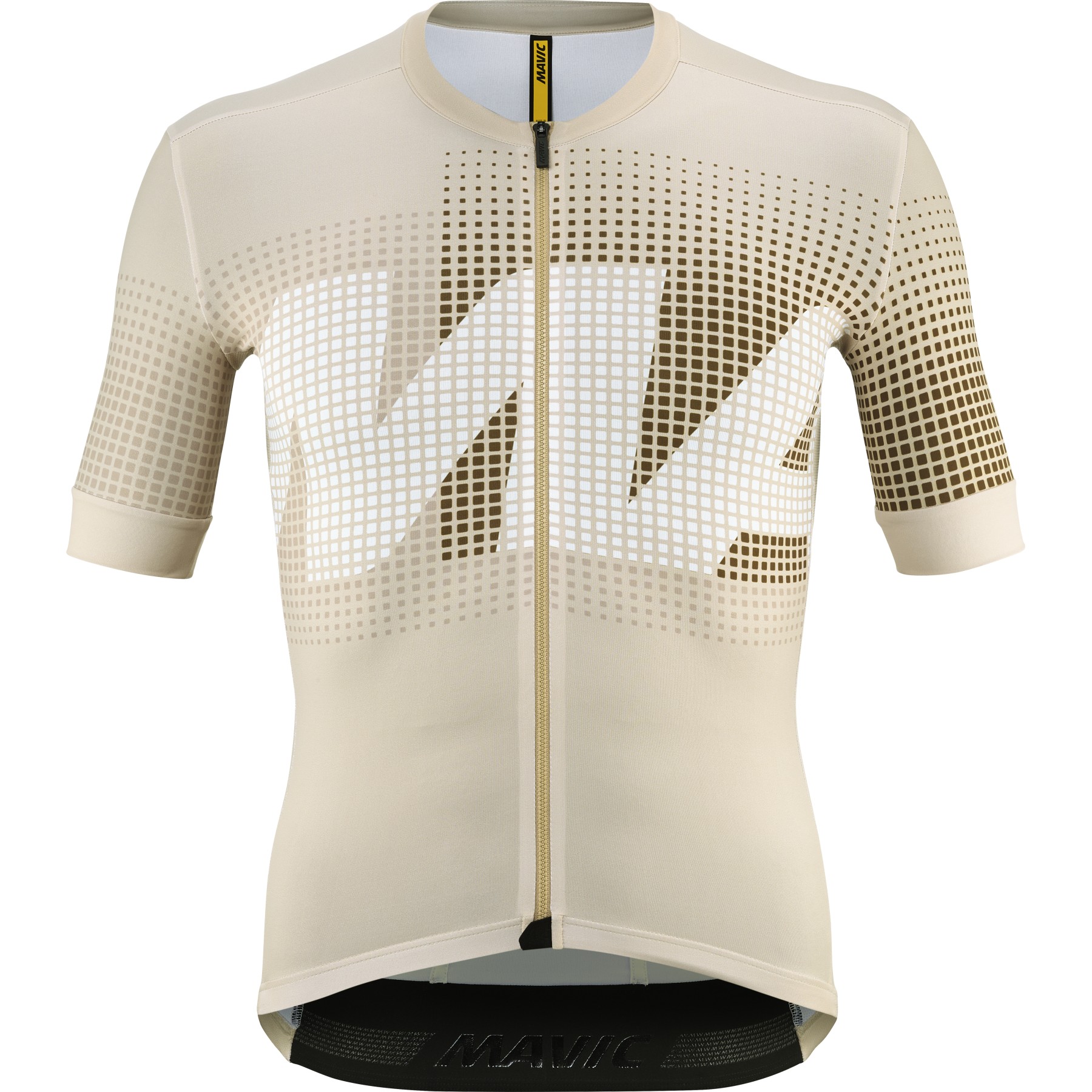 Мужская майка с коротким рукавом Mavic Aksium Graphic - mavic/белый перцово-бежевый