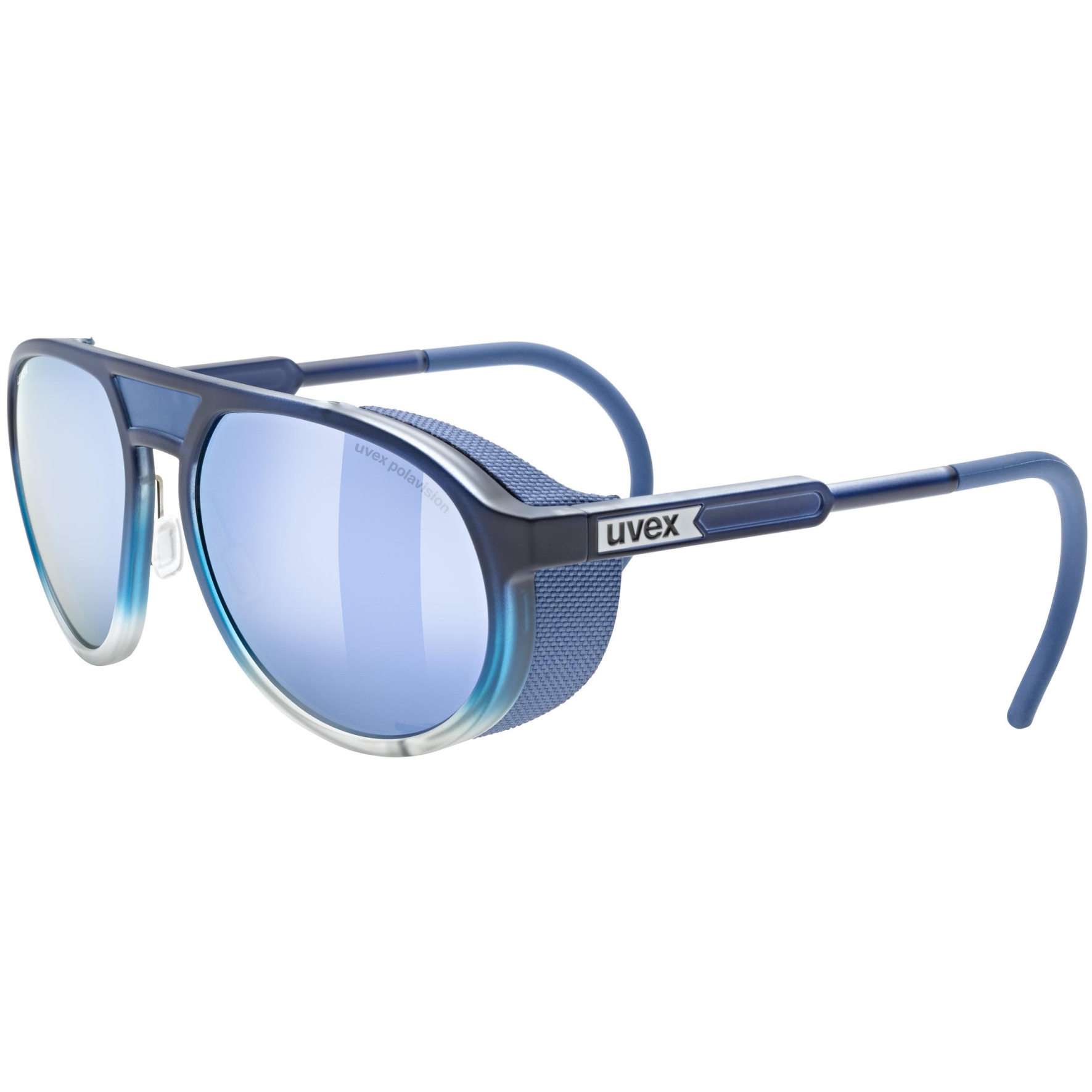 Picture of Uvex mtn classic P Glasses - blue matt fade/polavision mirror blue