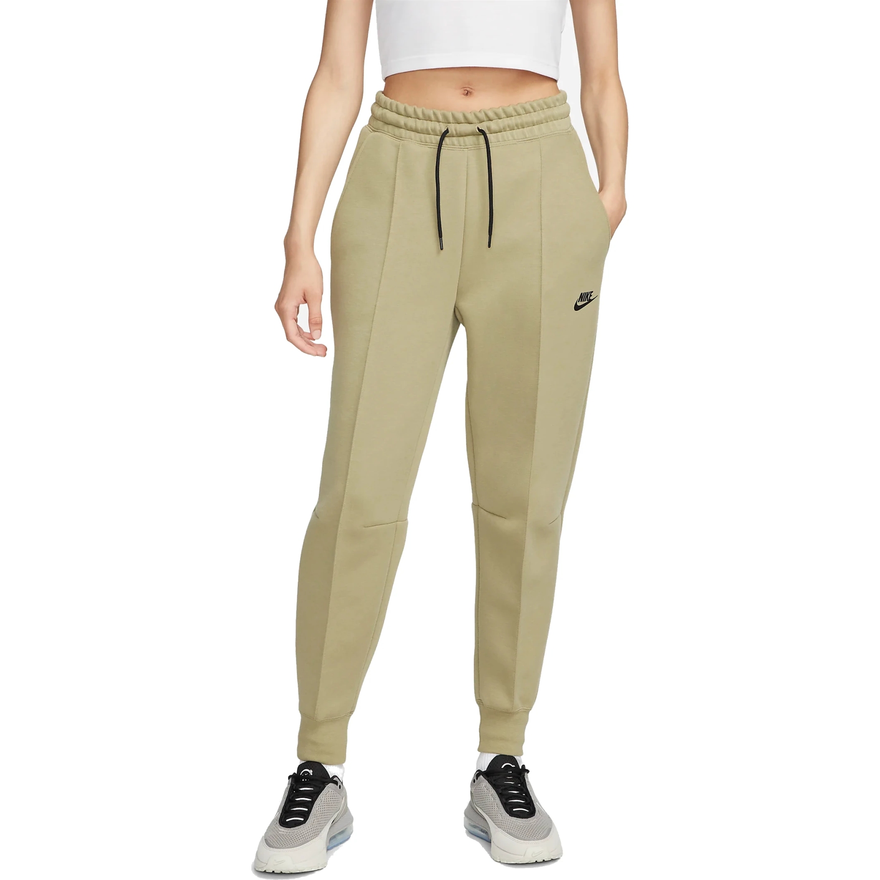 Produktbild von Nike Sportswear Tech Fleece Jogginghose für Damen - neutral olive/black FB8330-276